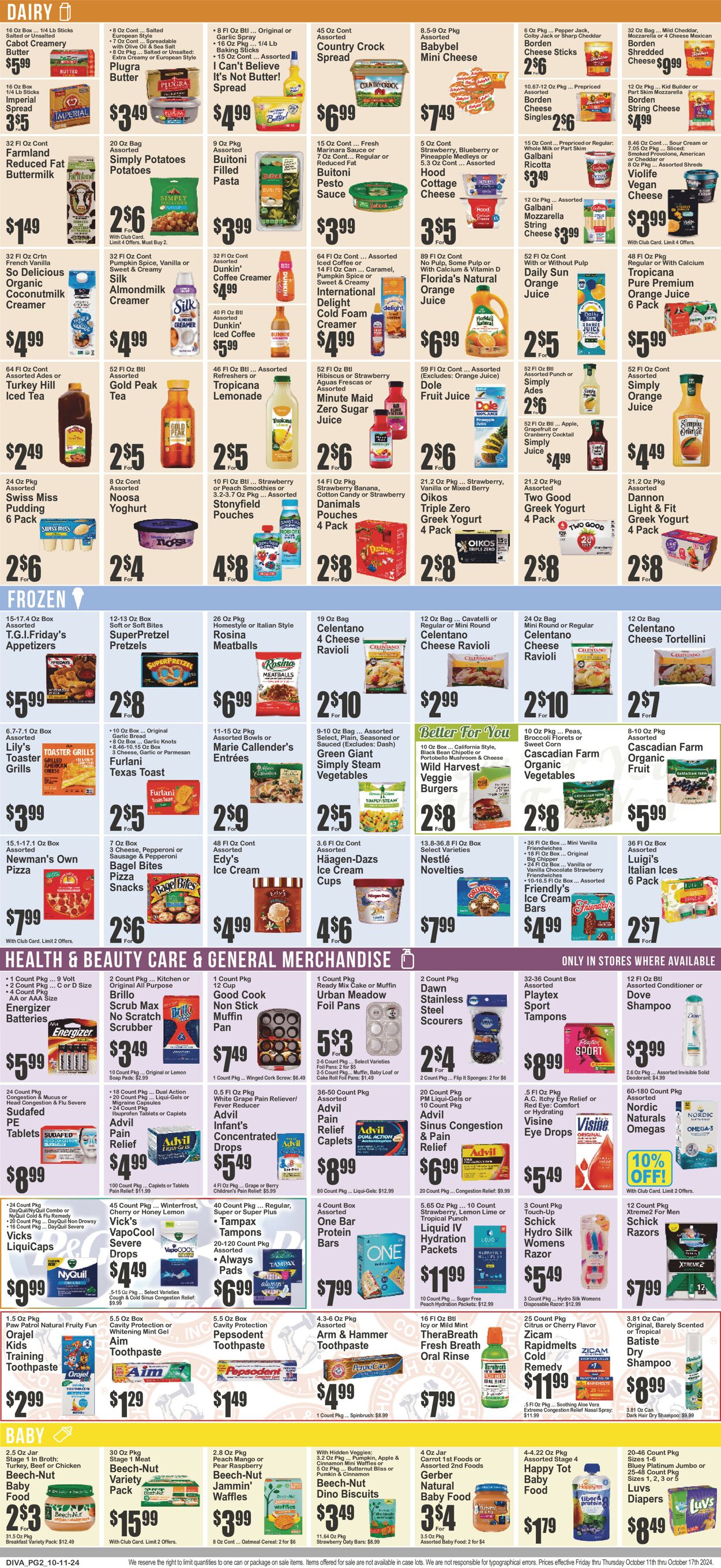 Catalogue Key Food from 10/11/2024