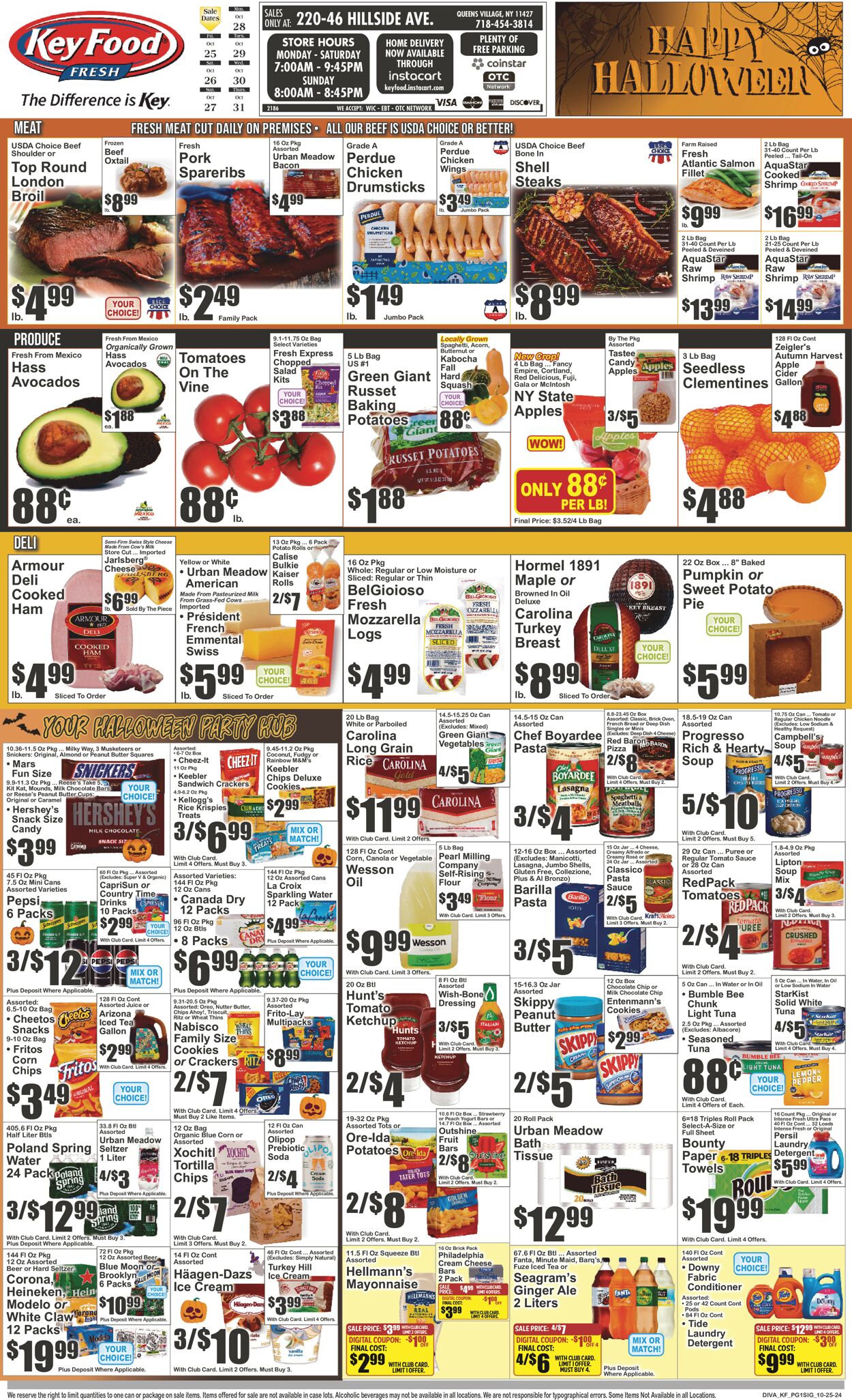 Catalogue Key Food from 10/25/2024