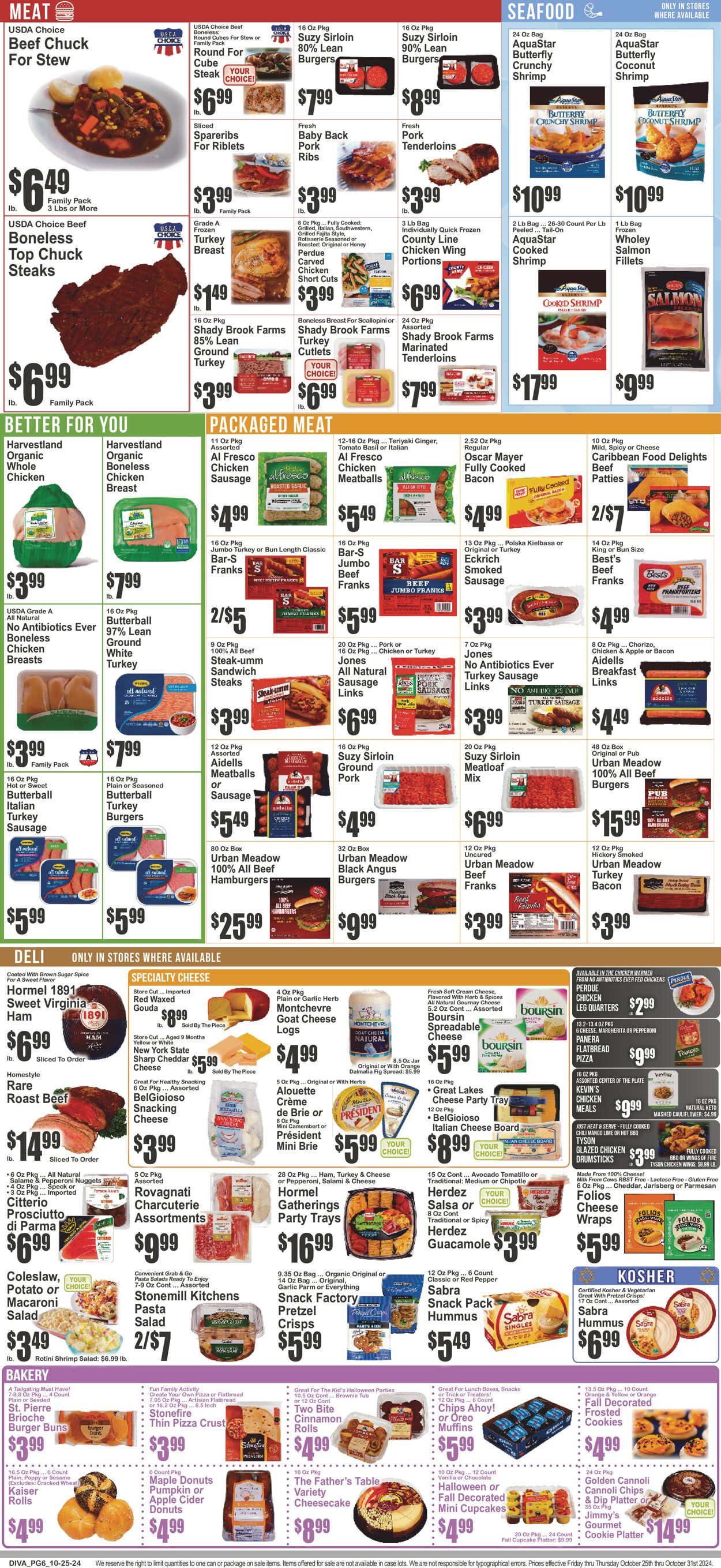 Catalogue Key Food from 10/25/2024