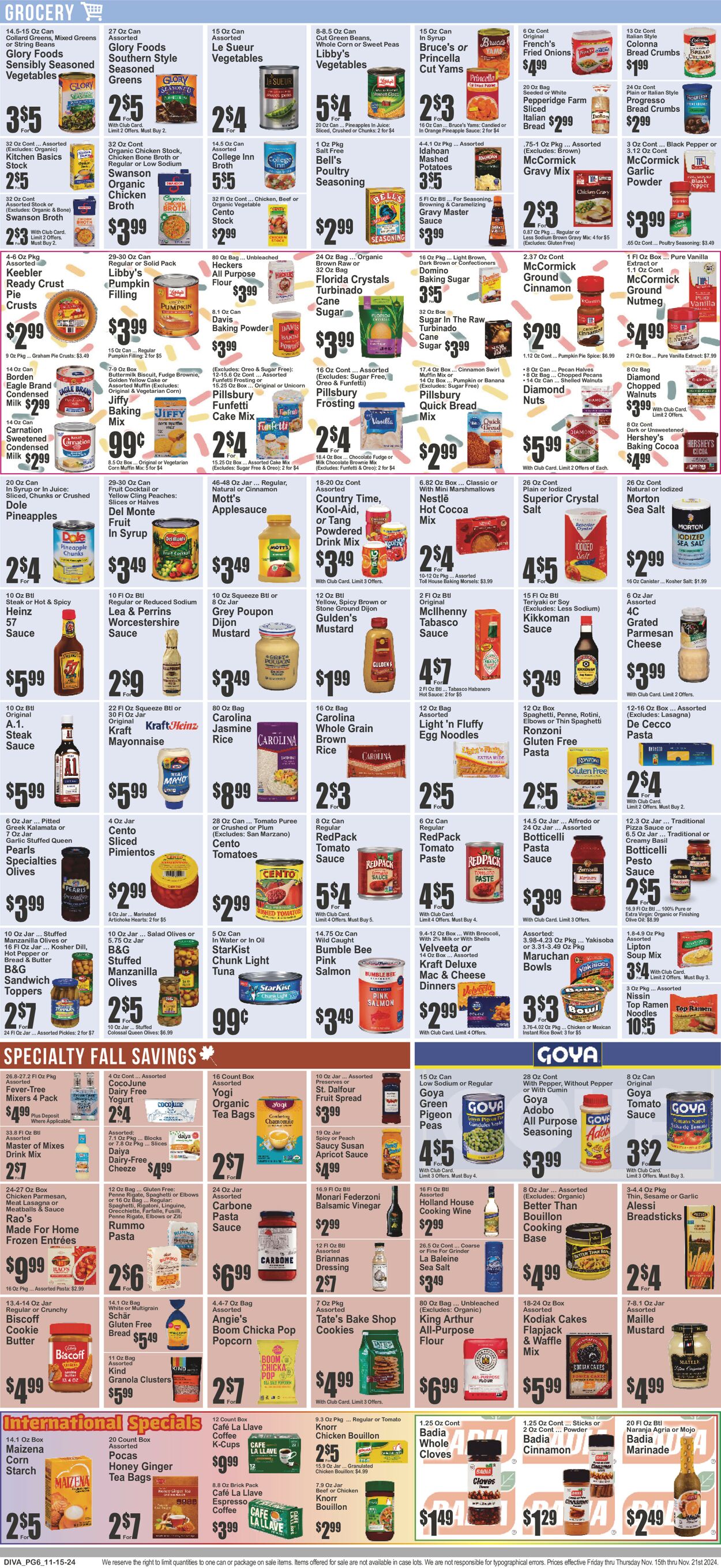 Catalogue Key Food from 11/15/2024