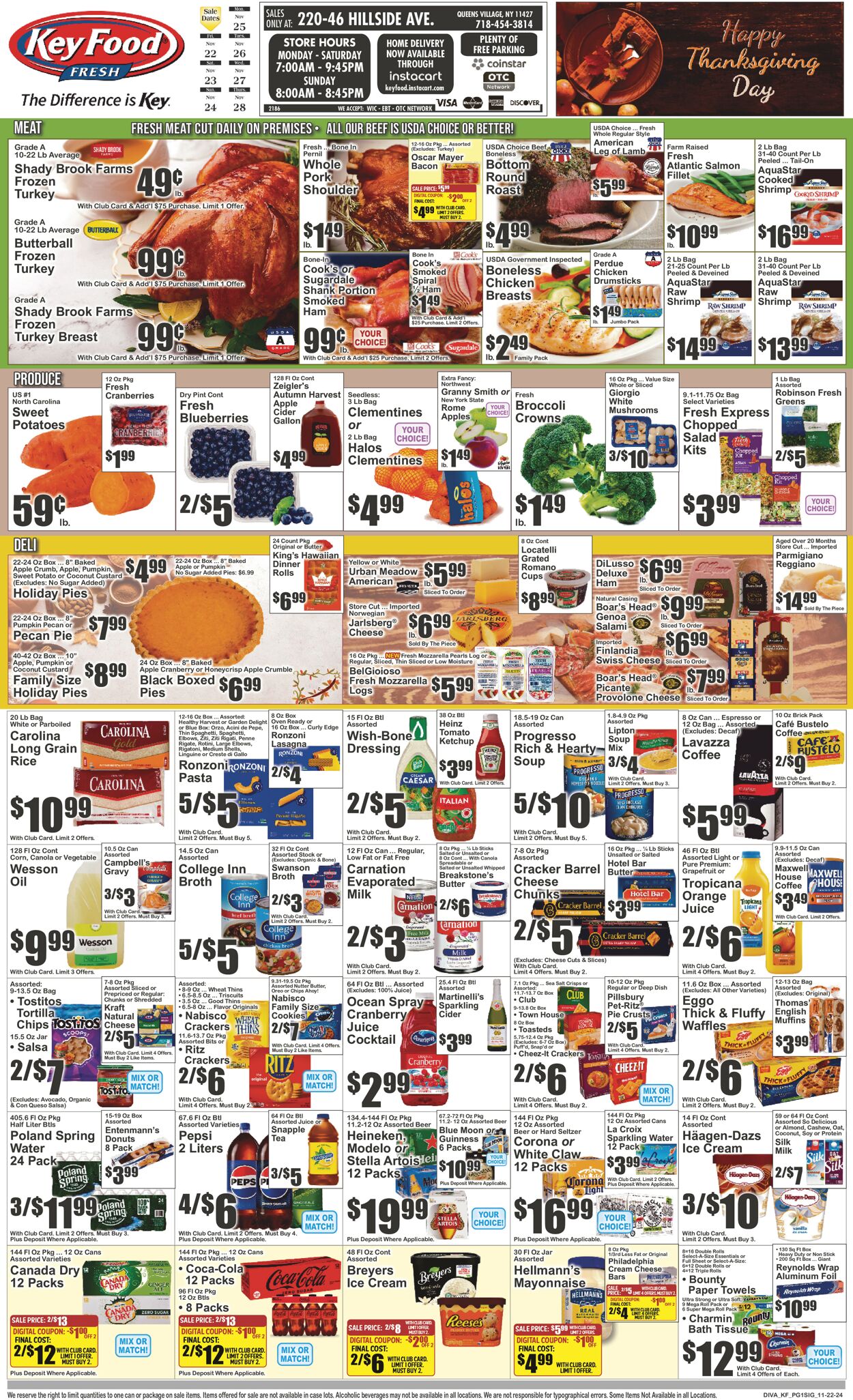 Catalogue Key Food from 11/22/2024