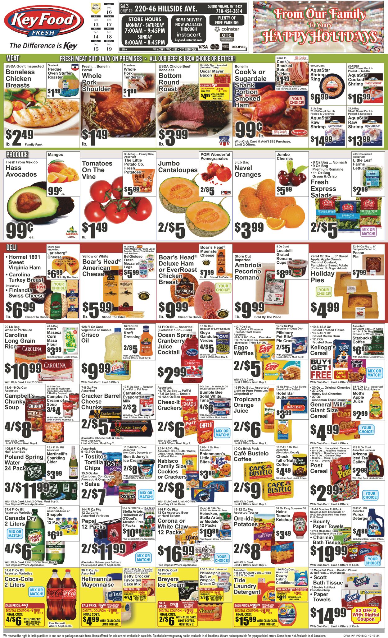 Catalogue Key Food from 12/13/2024