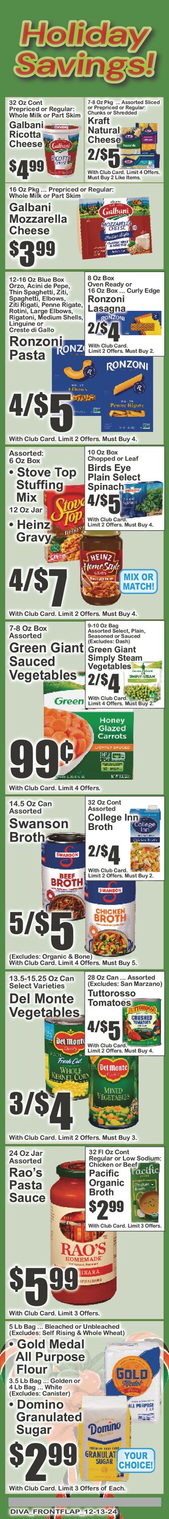 Catalogue Key Food from 12/13/2024