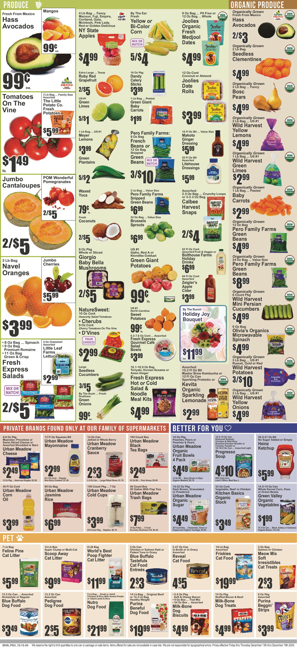 Catalogue Key Food from 12/13/2024