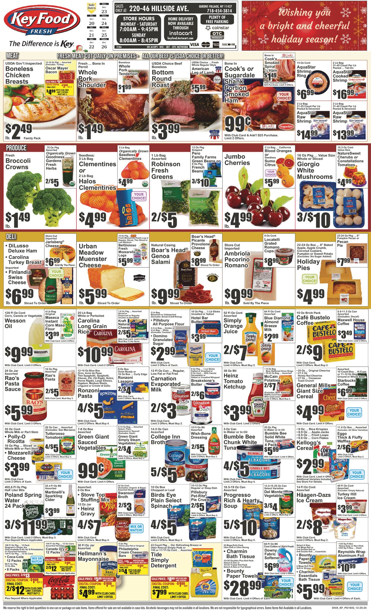 Catalogue Key Food from 12/20/2024