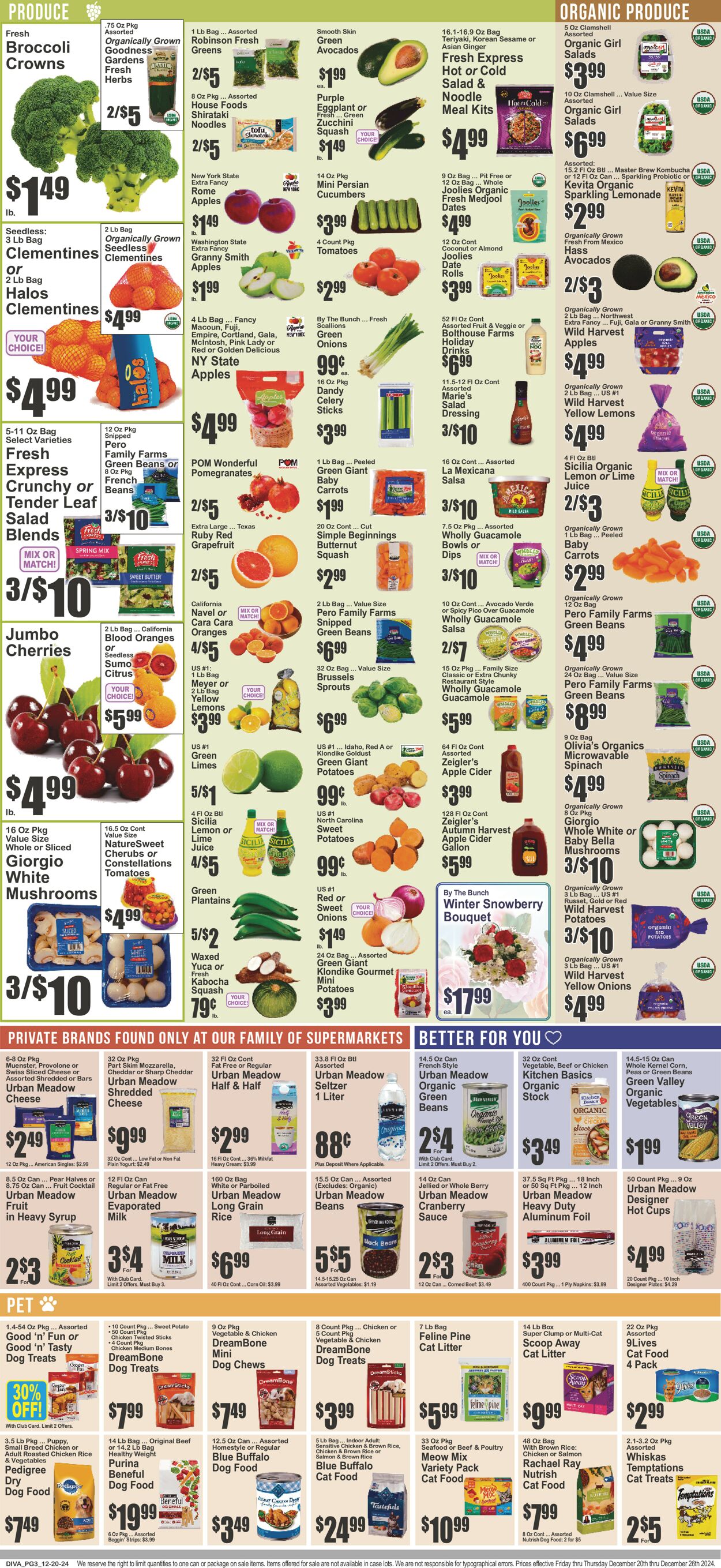 Catalogue Key Food from 12/20/2024