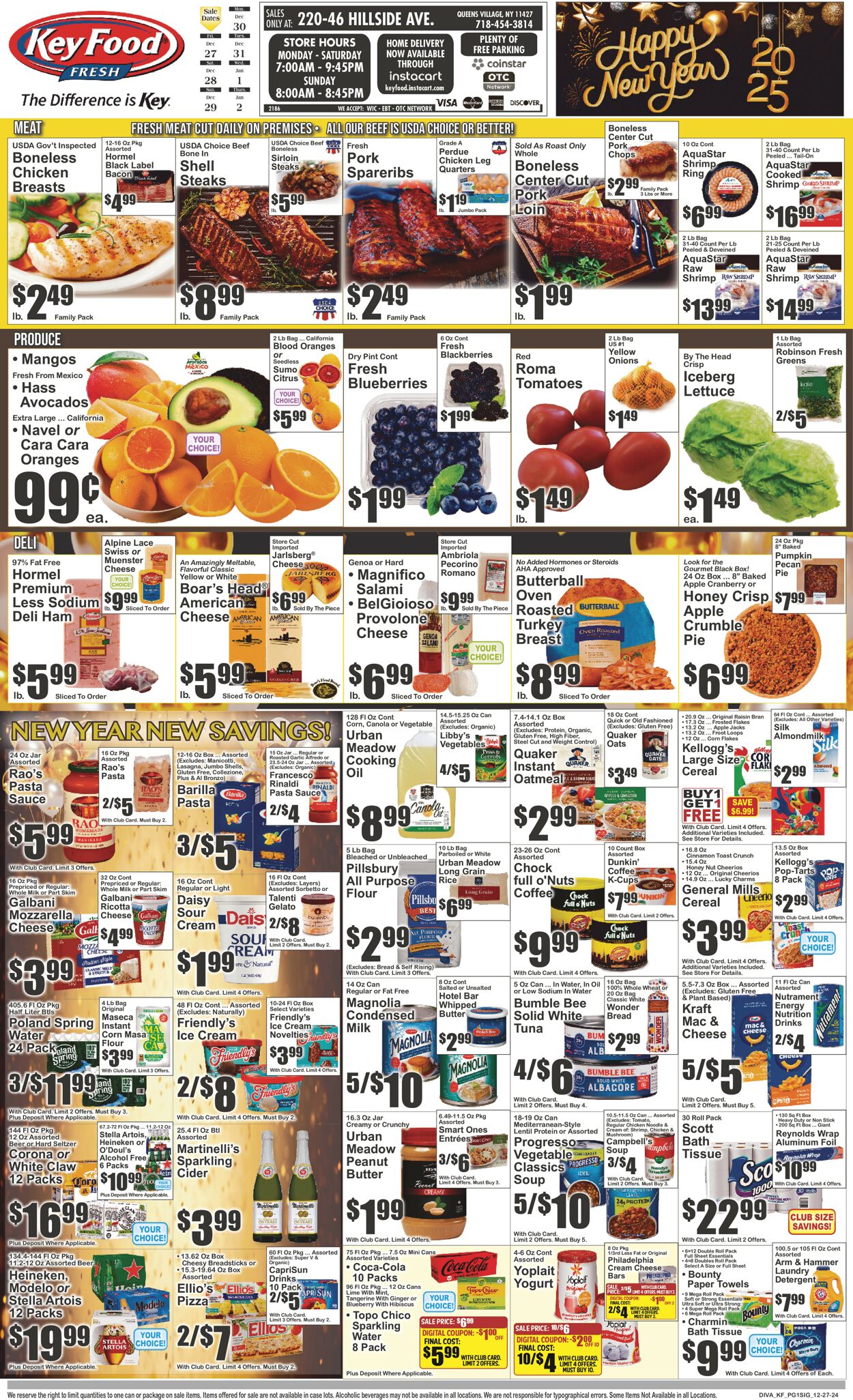 Catalogue Key Food from 12/27/2024