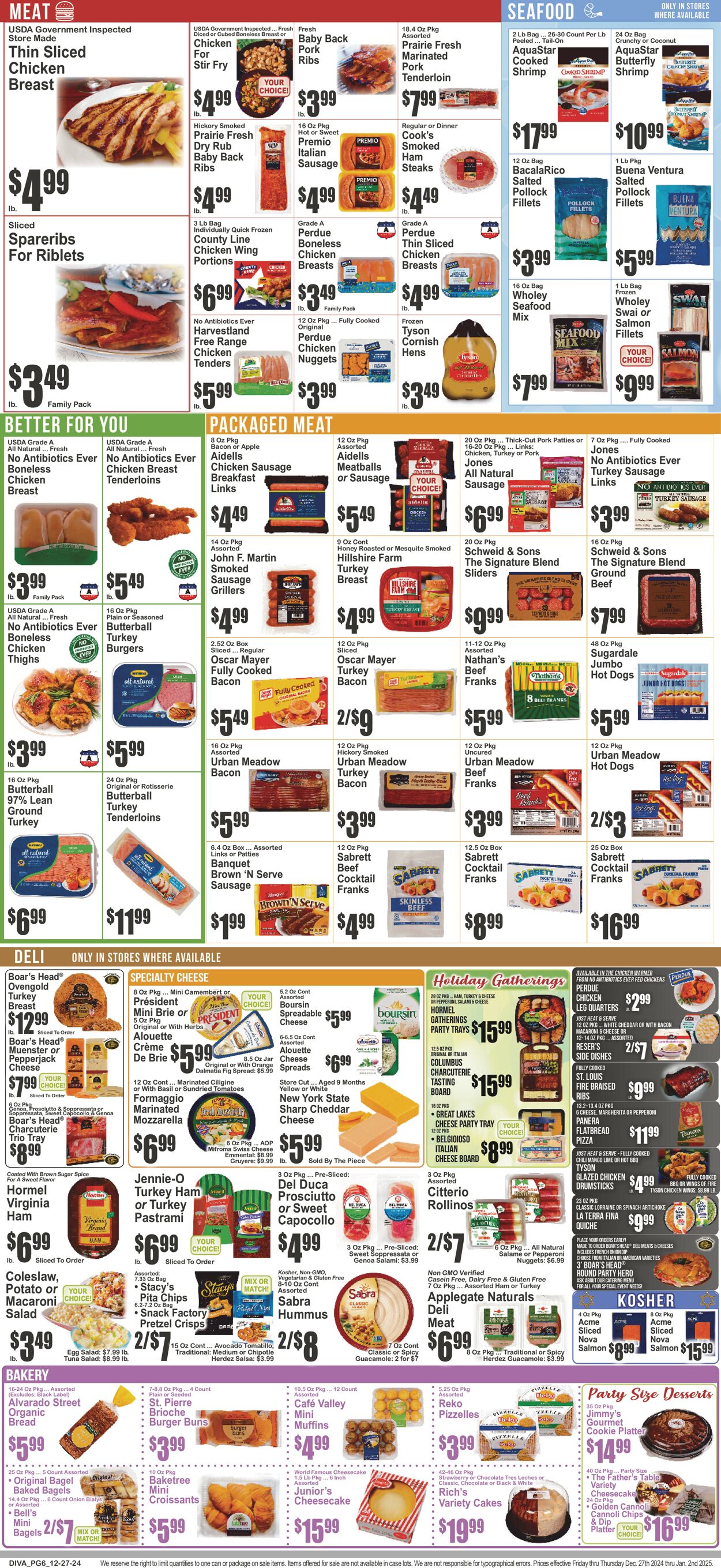 Catalogue Key Food from 12/27/2024