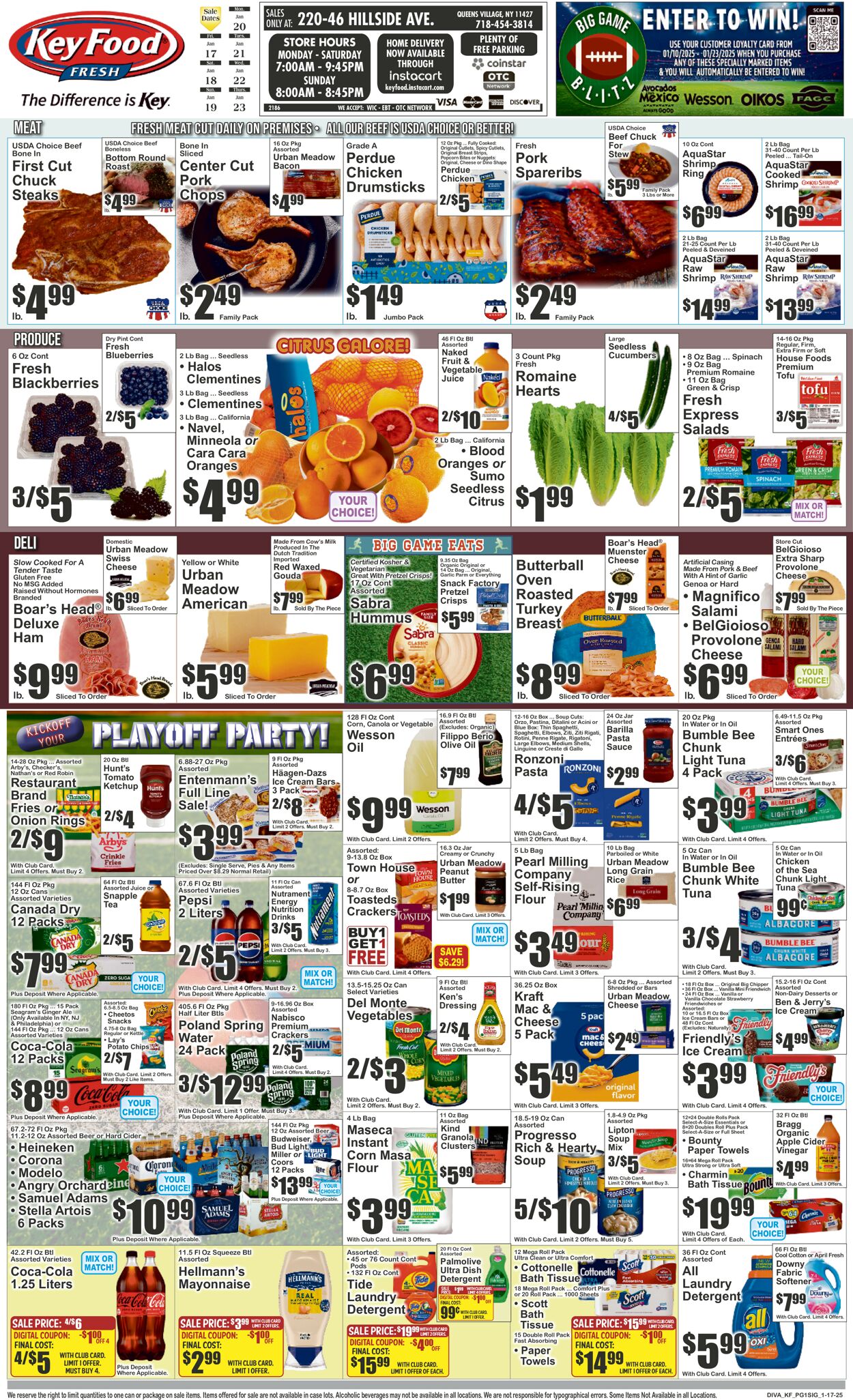 Catalogue Key Food from 01/17/2025