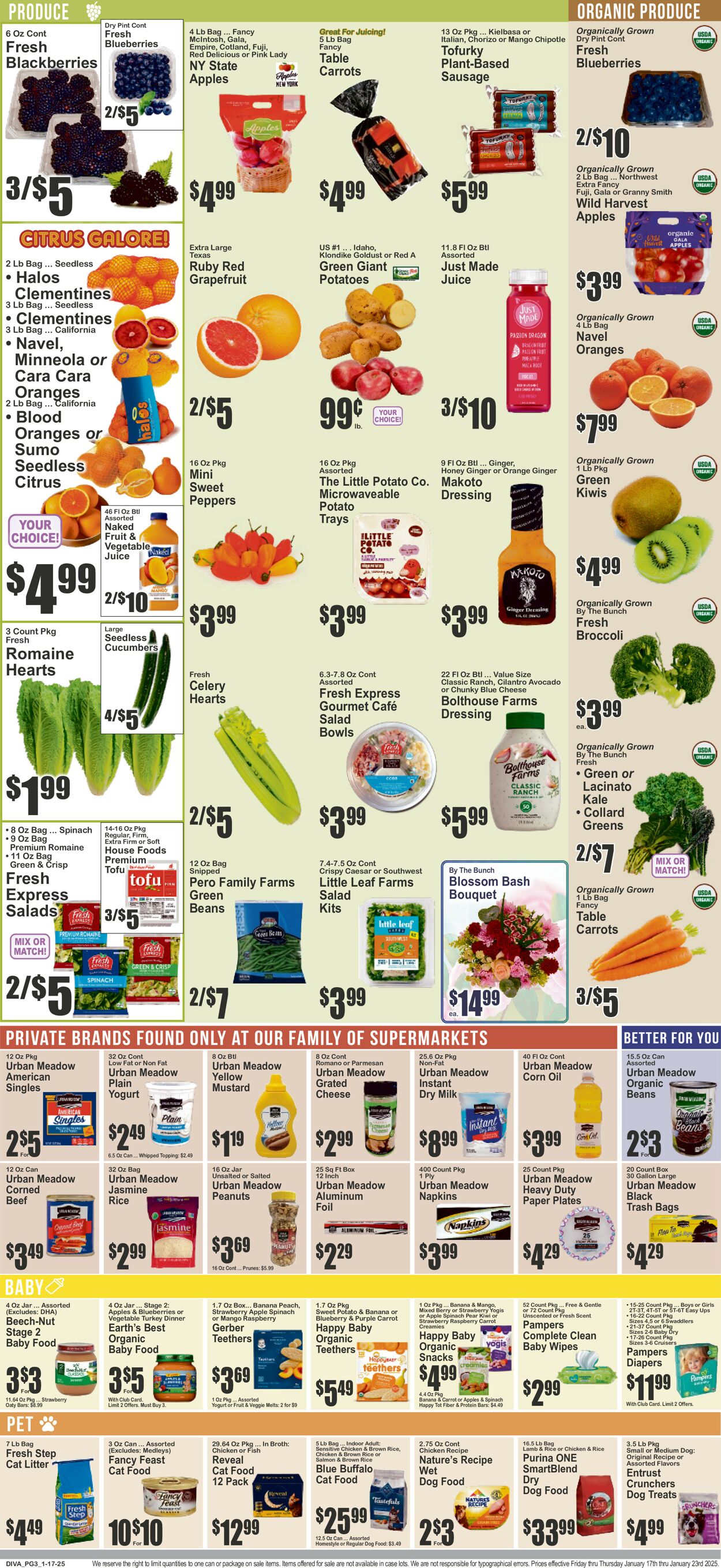 Catalogue Key Food from 01/17/2025