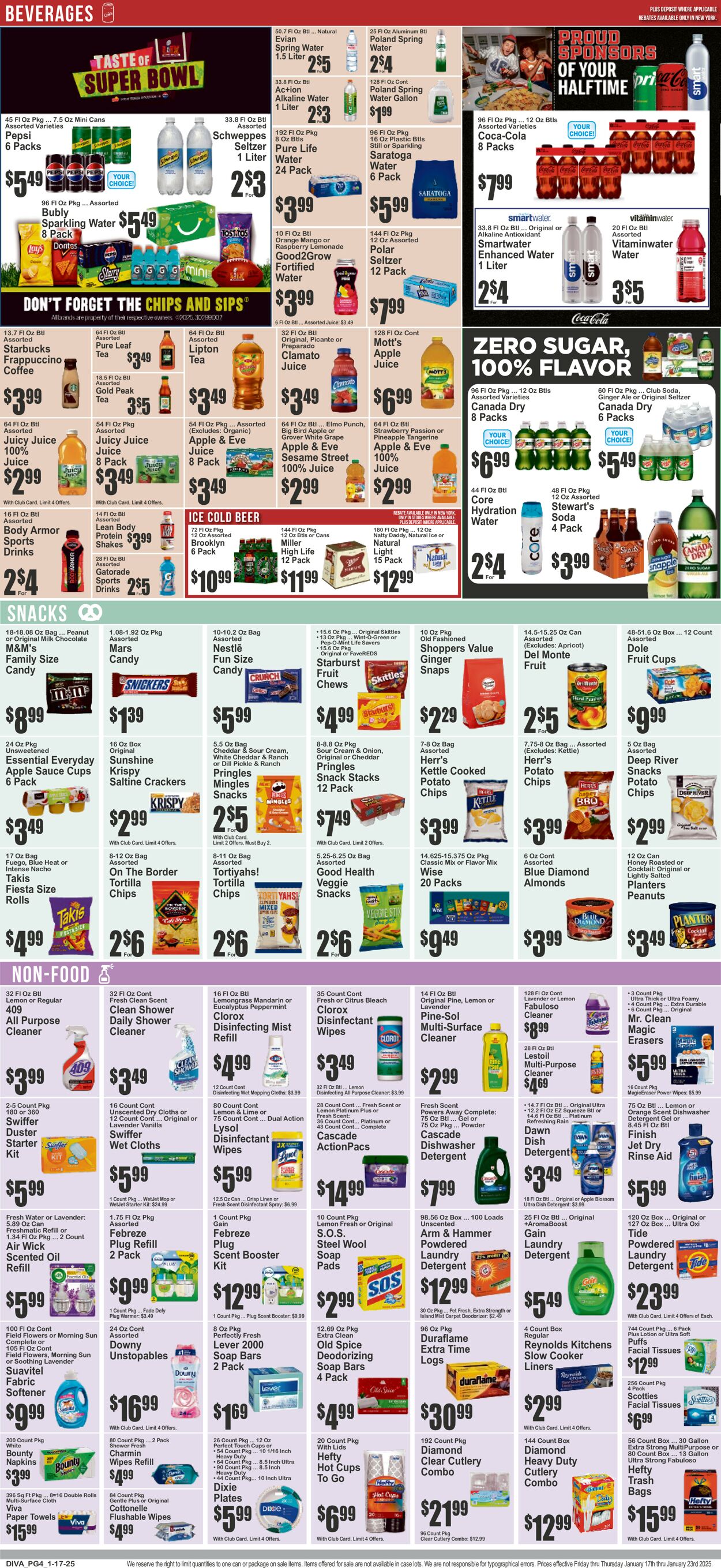 Catalogue Key Food from 01/17/2025