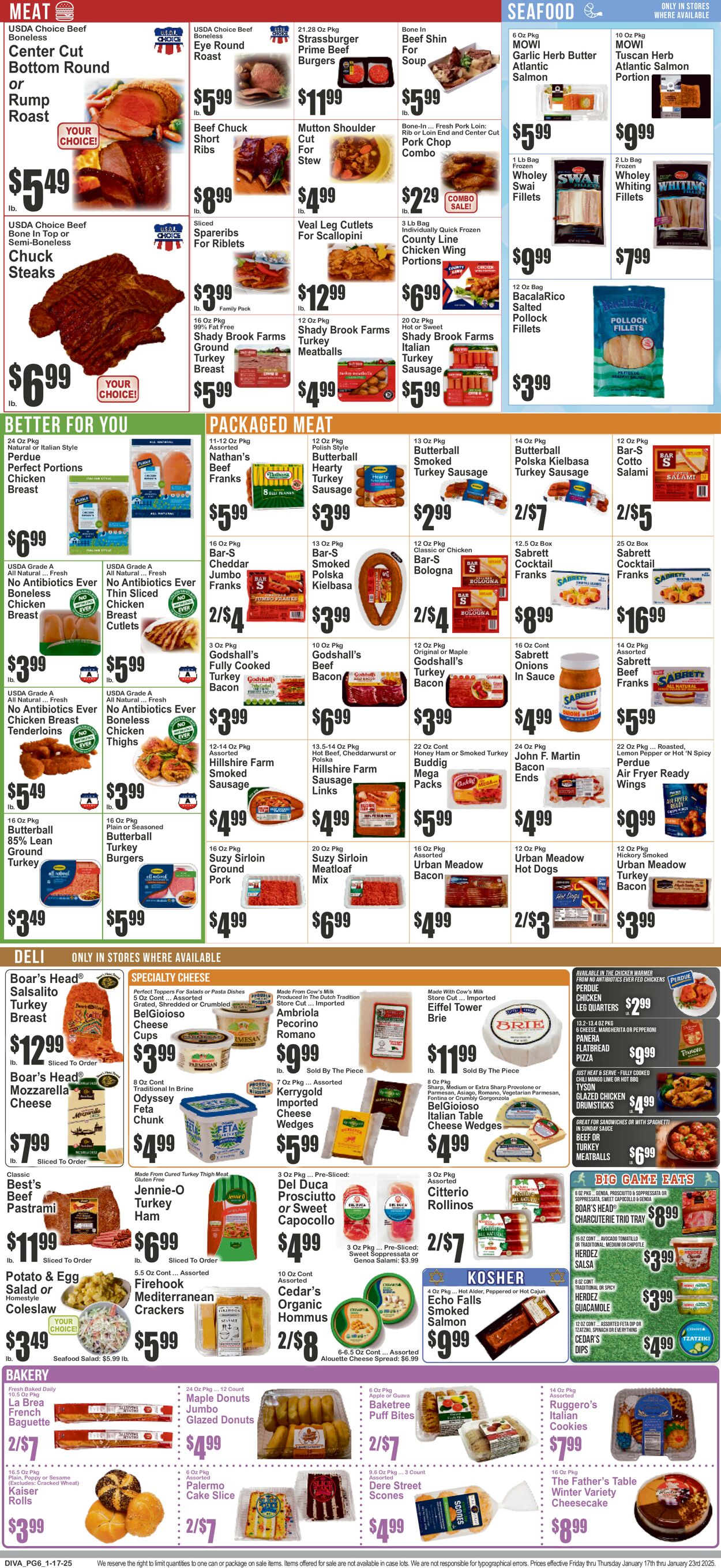 Catalogue Key Food from 01/17/2025