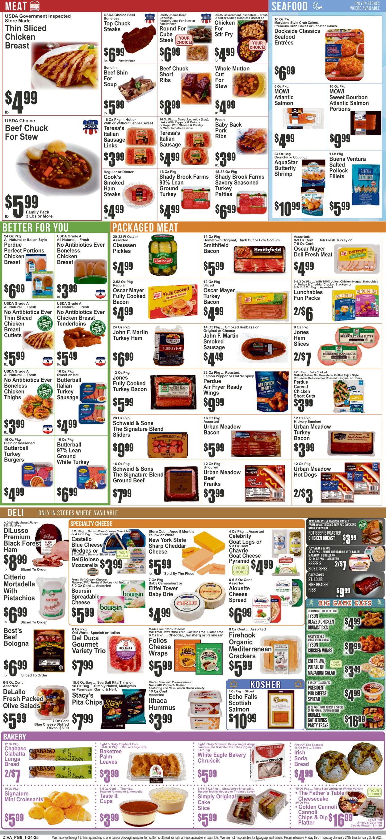 Catalogue Key Food from 01/24/2025