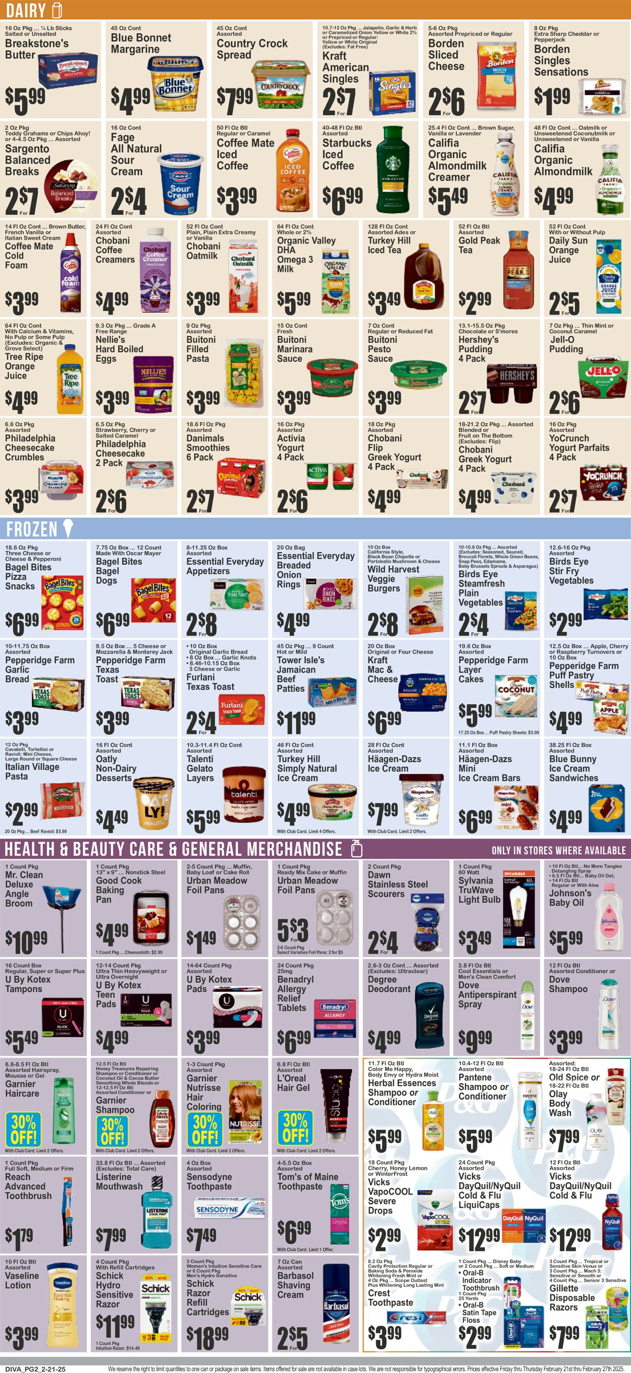 Catalogue Key Food from 02/21/2025