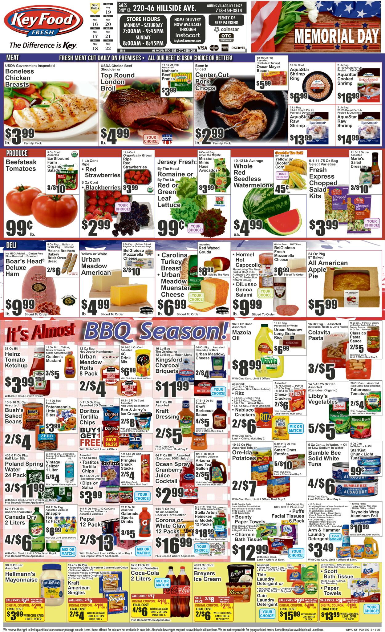 Catalogue Key Food from 05/16/2025