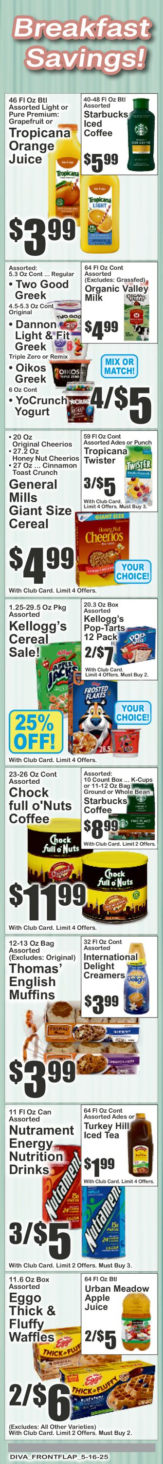 Catalogue Key Food from 05/16/2025