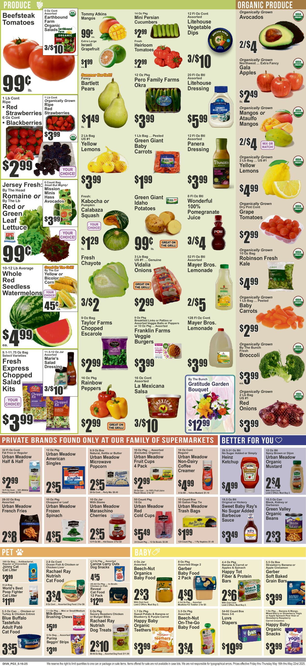 Catalogue Key Food from 05/16/2025