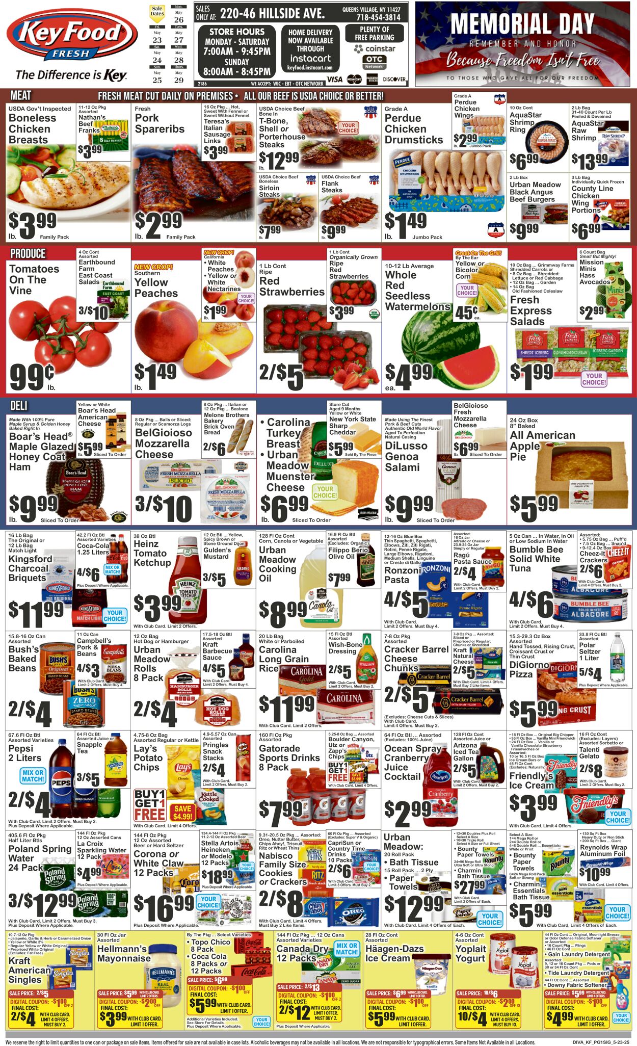 Catalogue Key Food from 05/23/2025