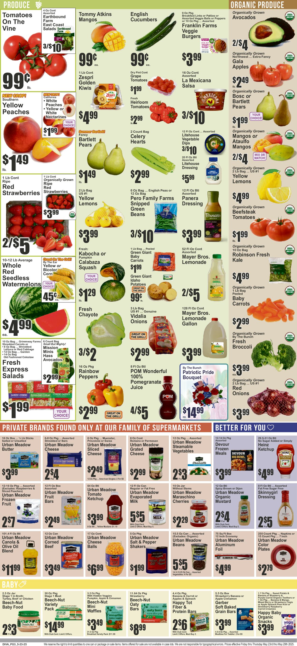 Catalogue Key Food from 05/23/2025