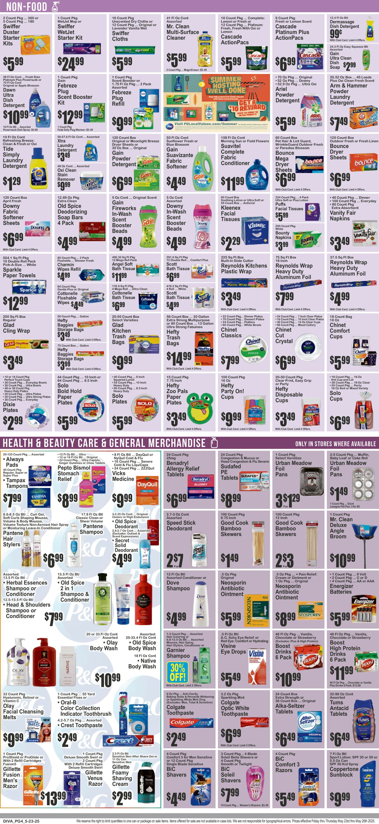 Catalogue Key Food from 05/23/2025