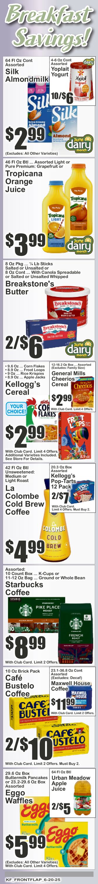 Catalogue Key Food from 06/20/2025