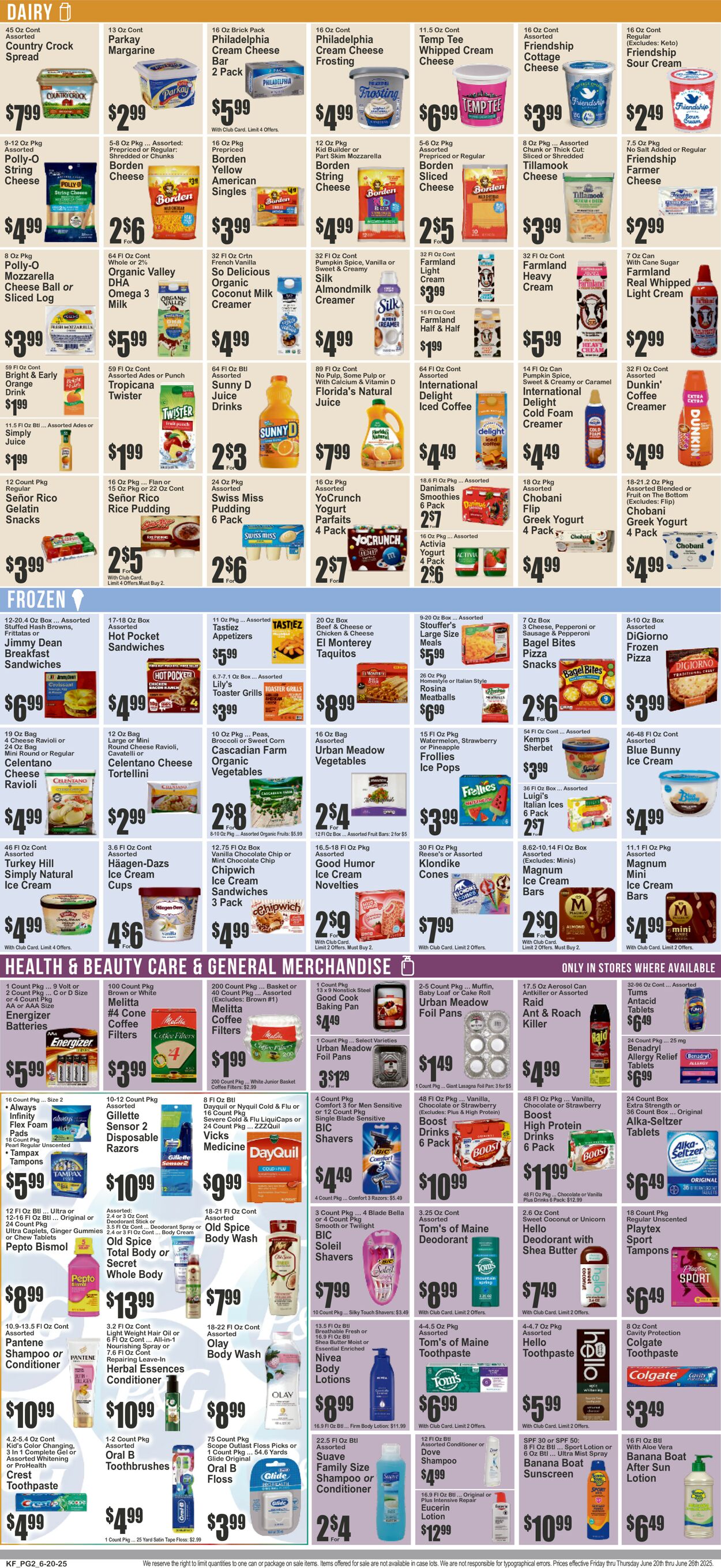 Catalogue Key Food from 06/20/2025