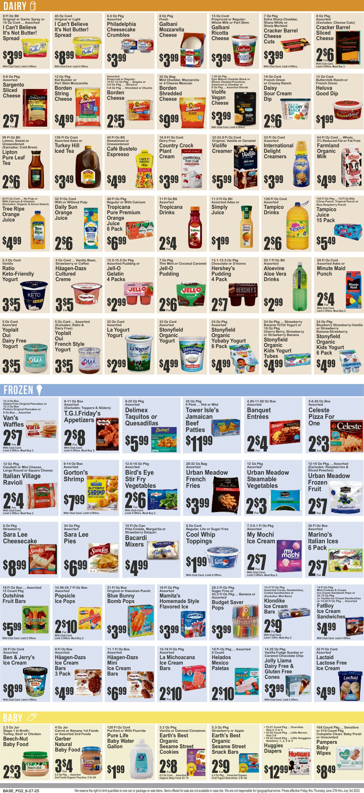 Catalogue Key Food from 06/27/2025
