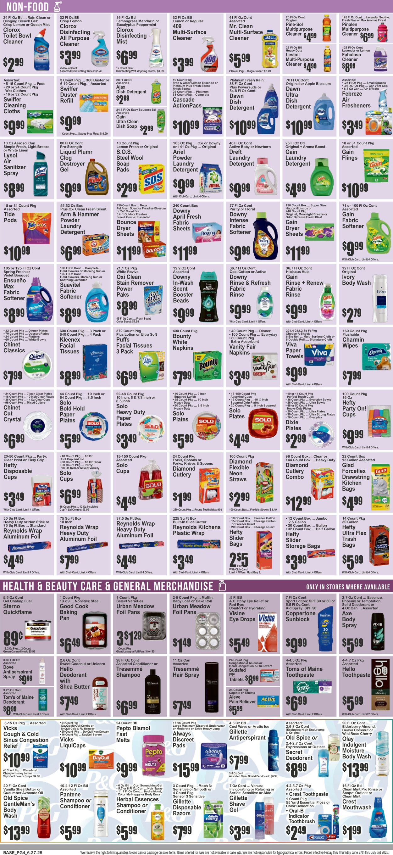 Catalogue Key Food from 06/27/2025