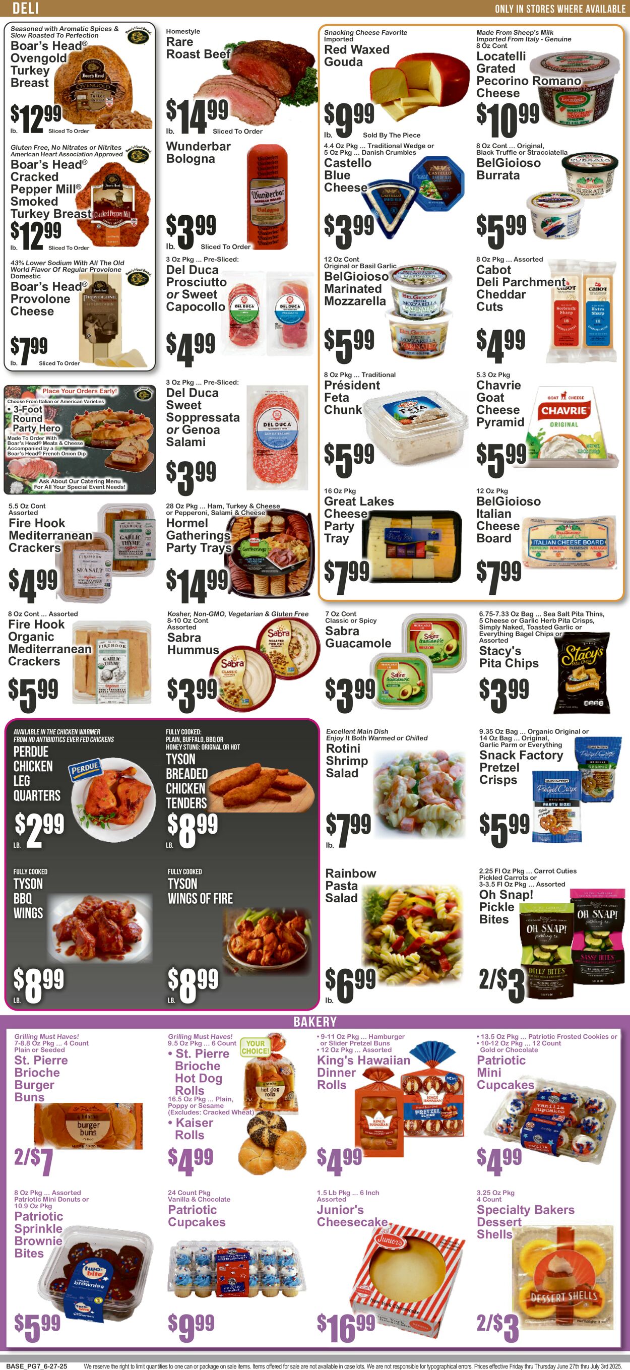 Catalogue Key Food from 06/27/2025