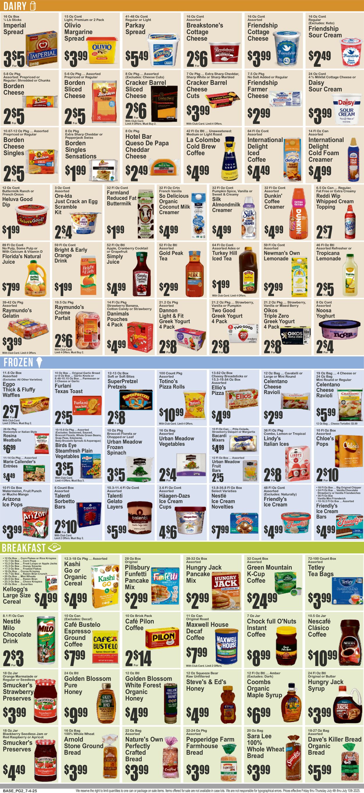 Catalogue Key Food from 07/04/2025
