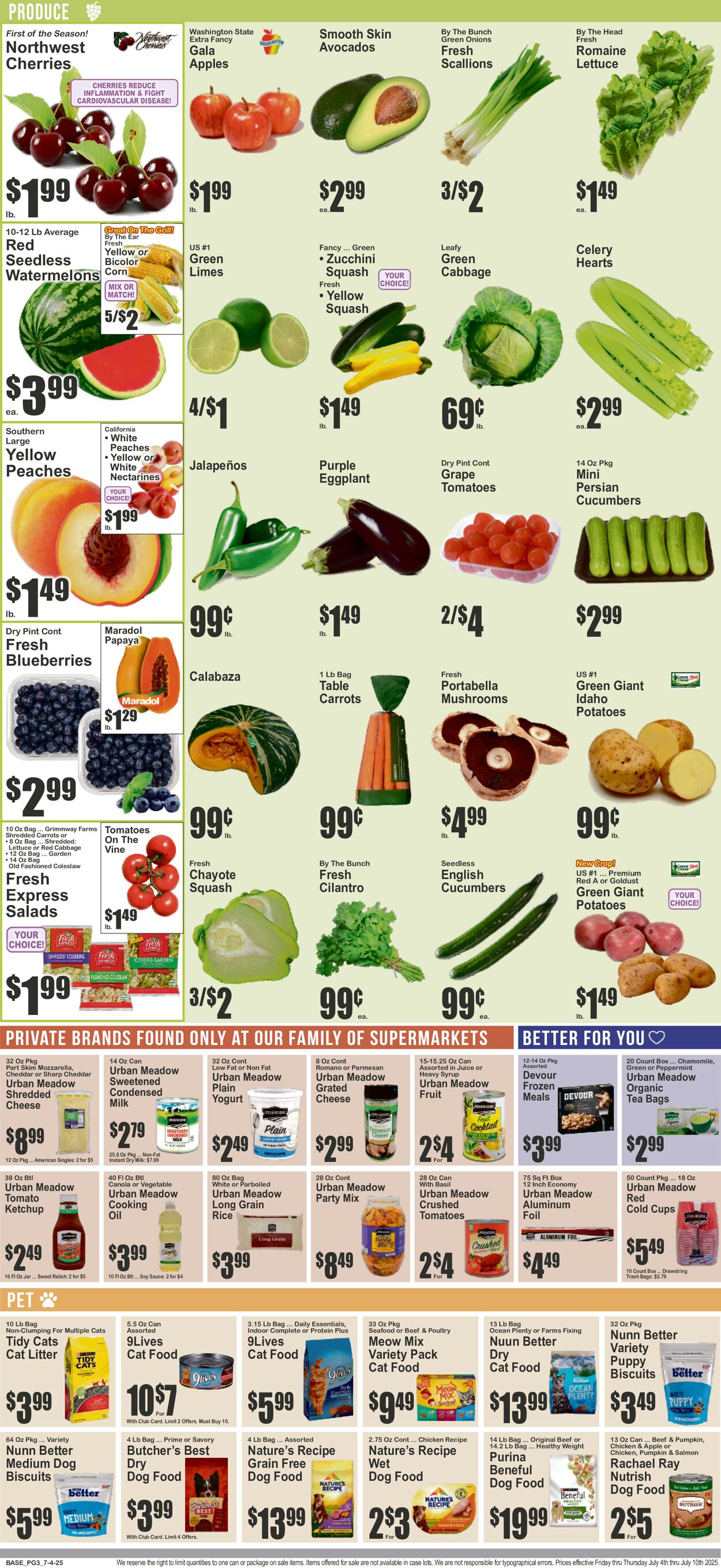 Catalogue Key Food from 07/04/2025
