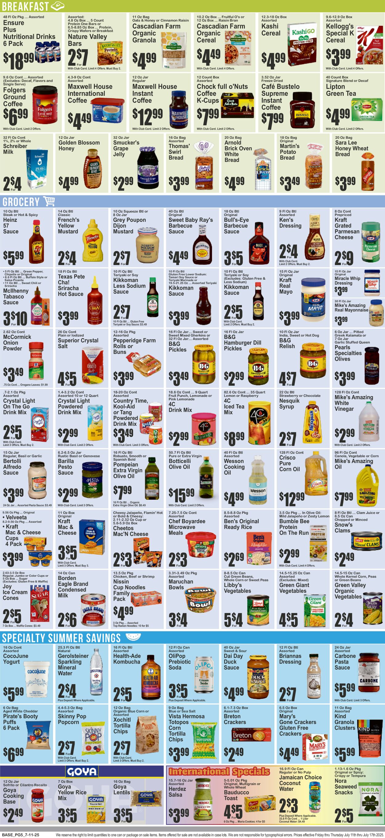 Catalogue Key Food from 07/11/2025