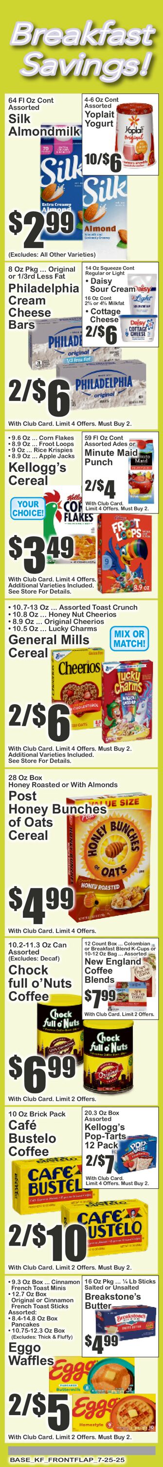 Catalogue Key Food from 07/25/2025