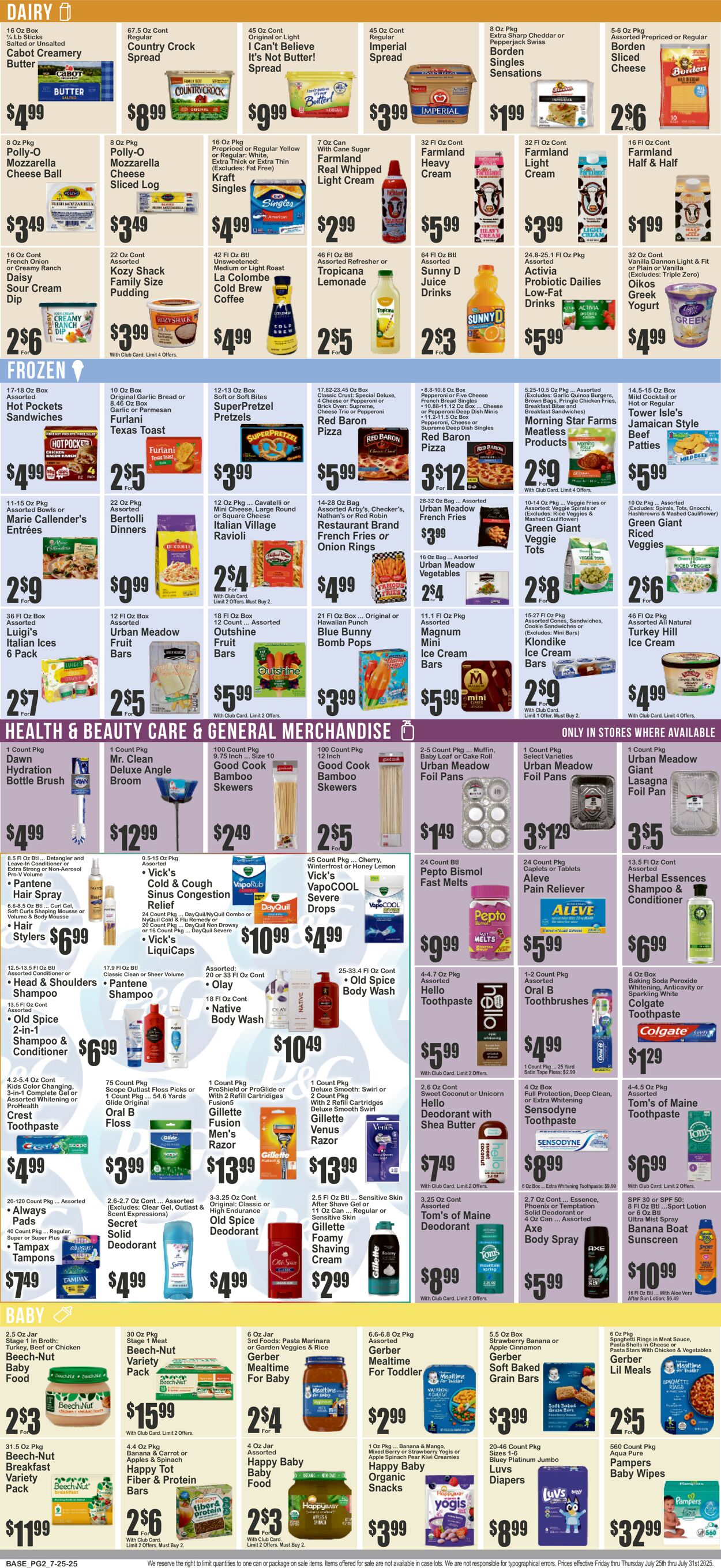 Catalogue Key Food from 07/25/2025