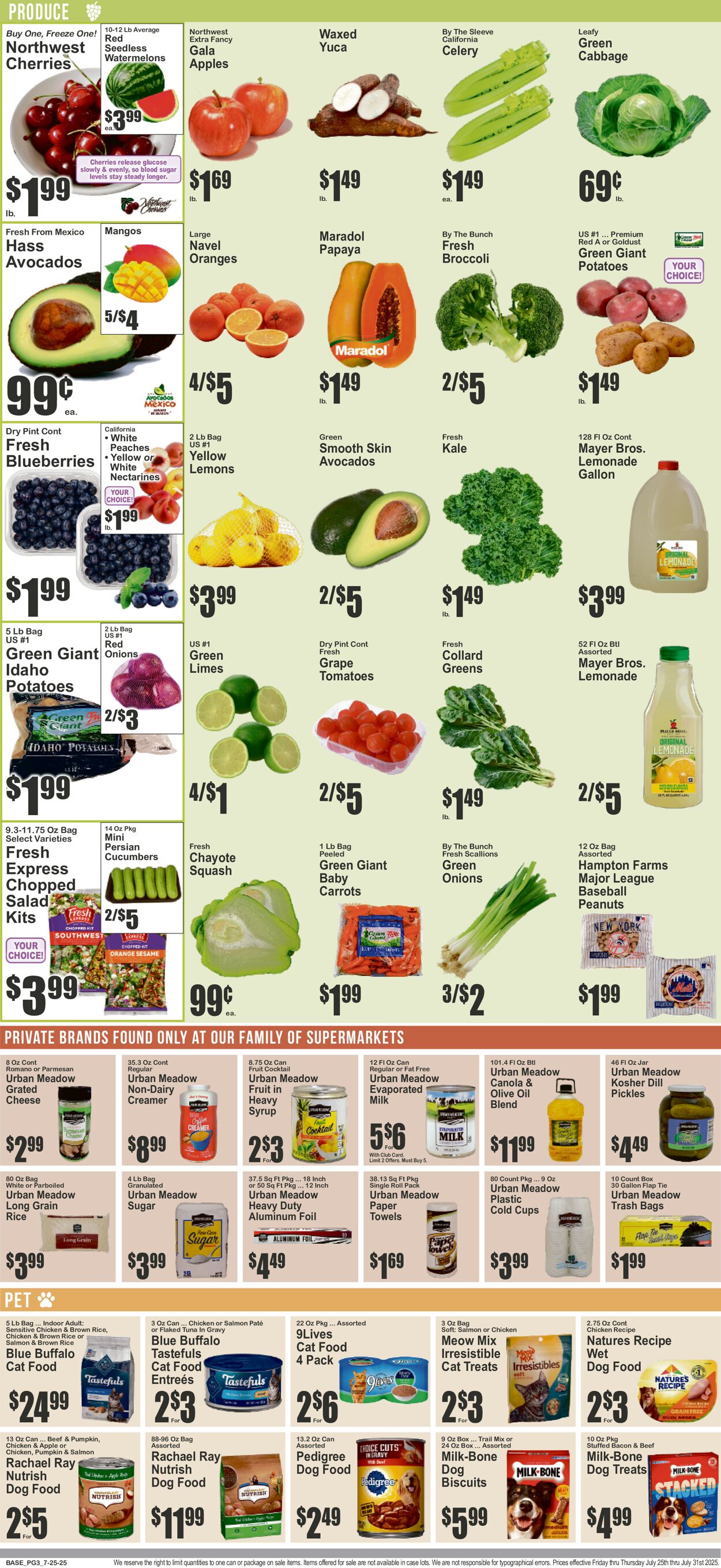 Catalogue Key Food from 07/25/2025