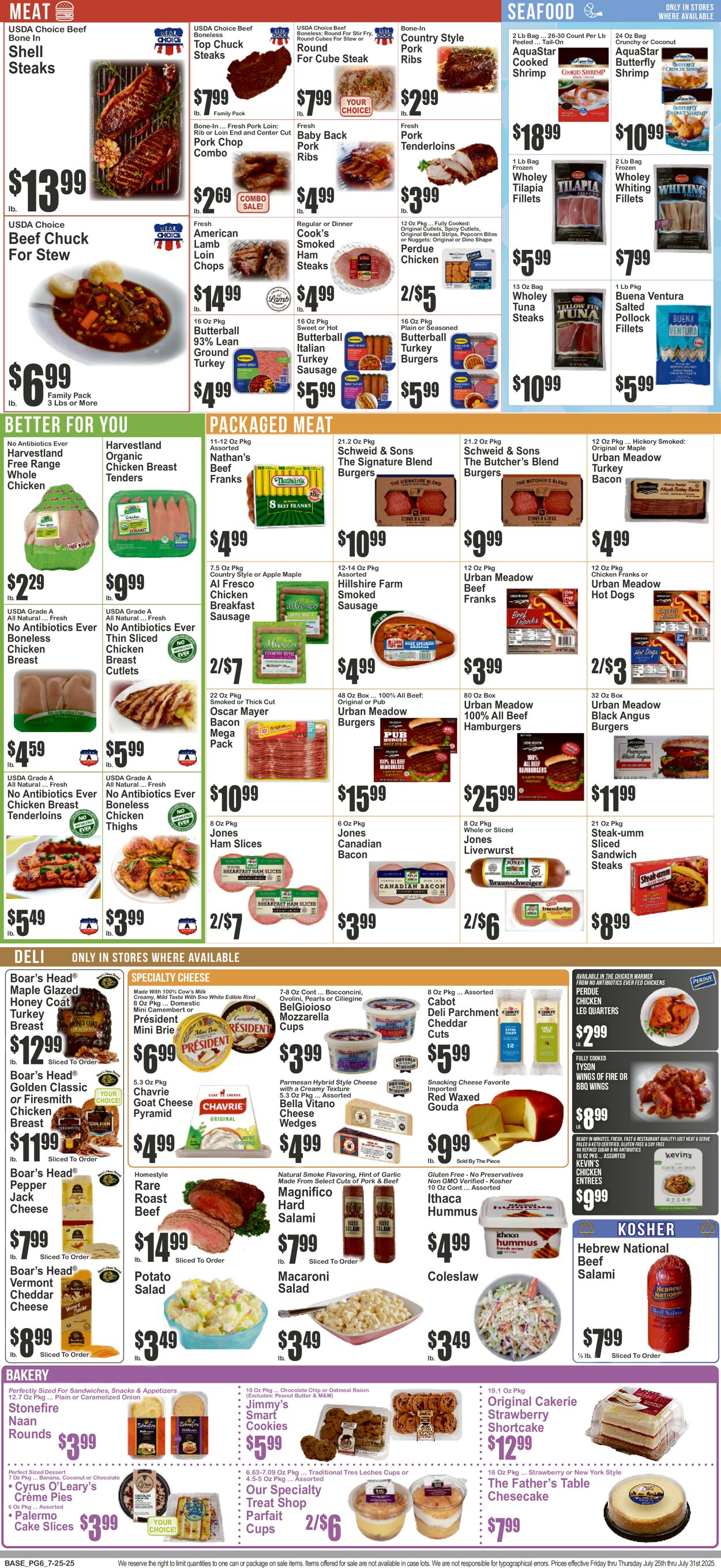 Catalogue Key Food from 07/25/2025