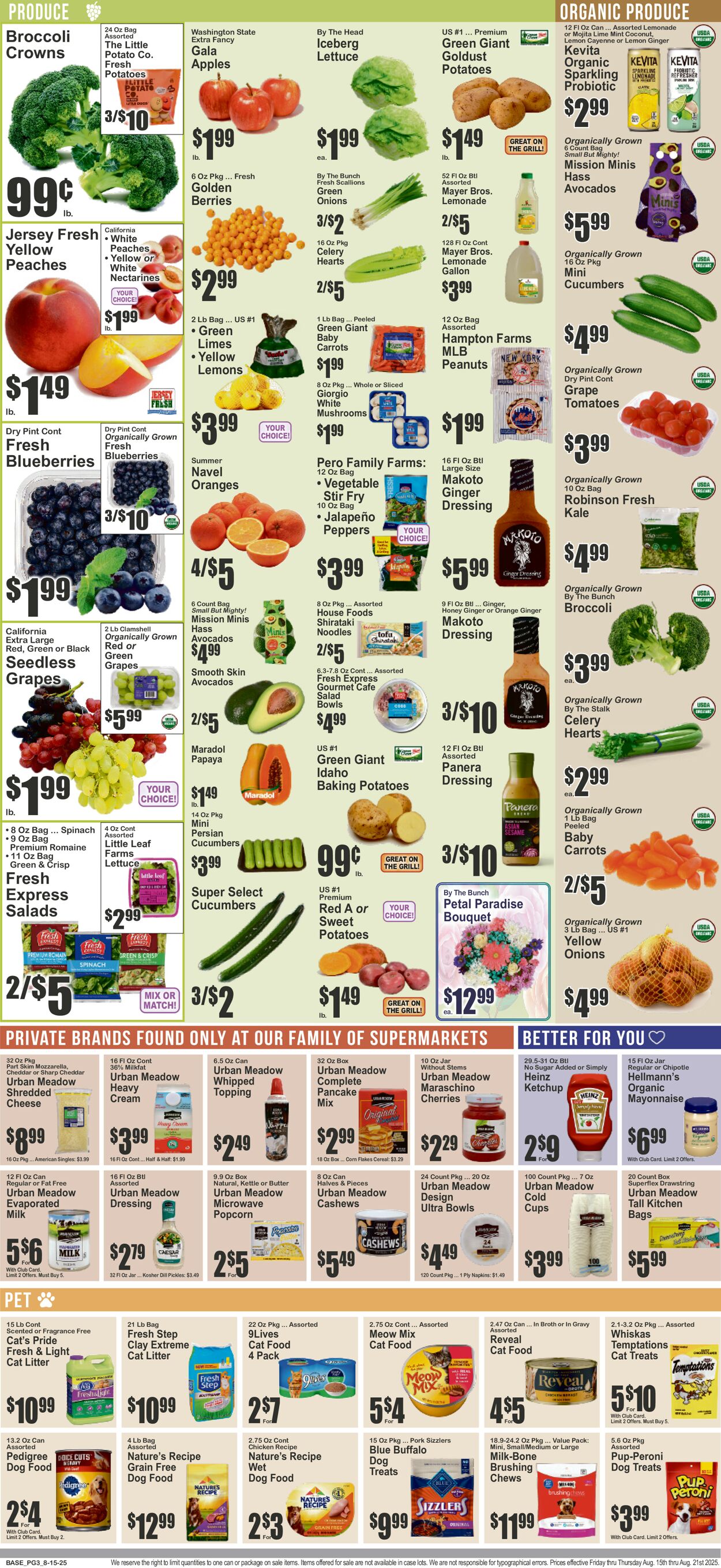 Catalogue Key Food from 08/15/2025