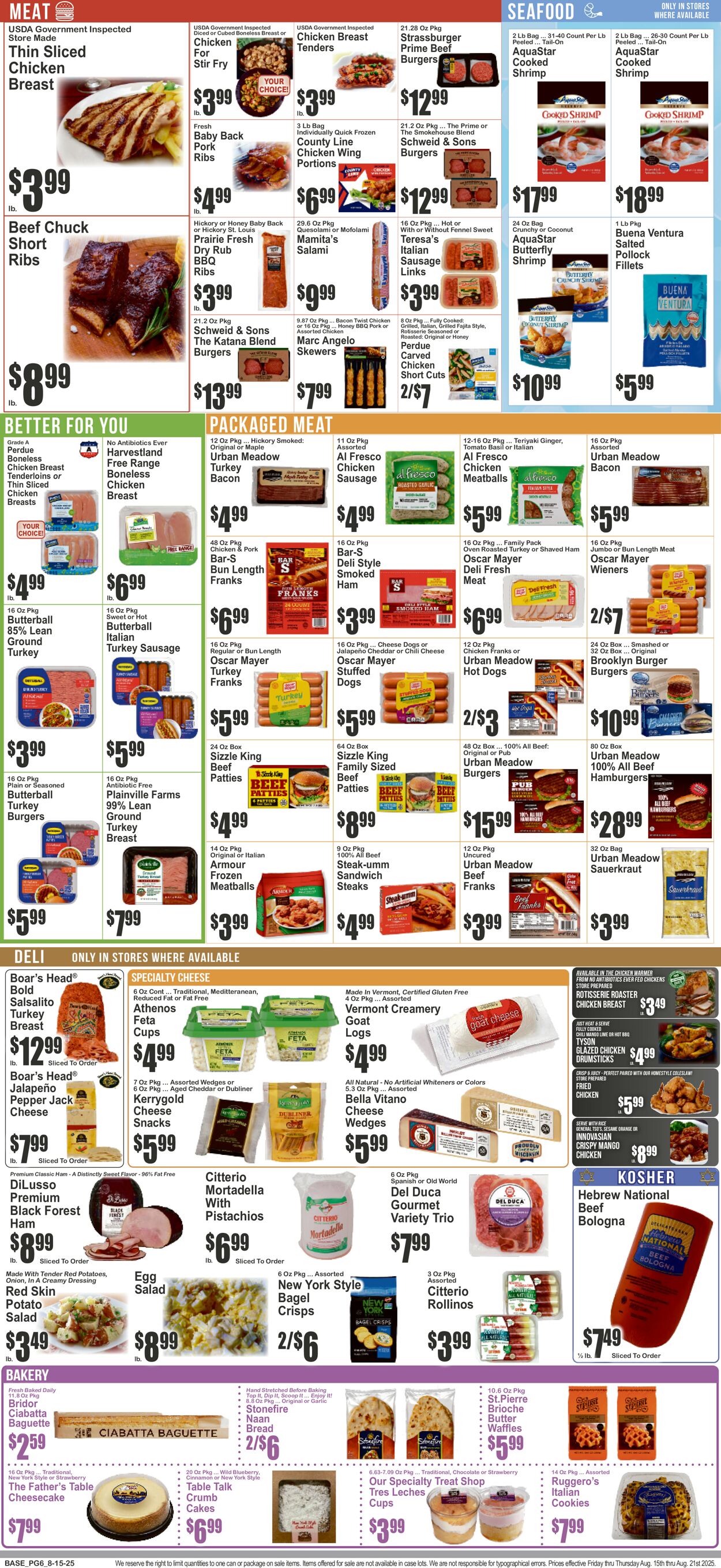 Catalogue Key Food from 08/15/2025