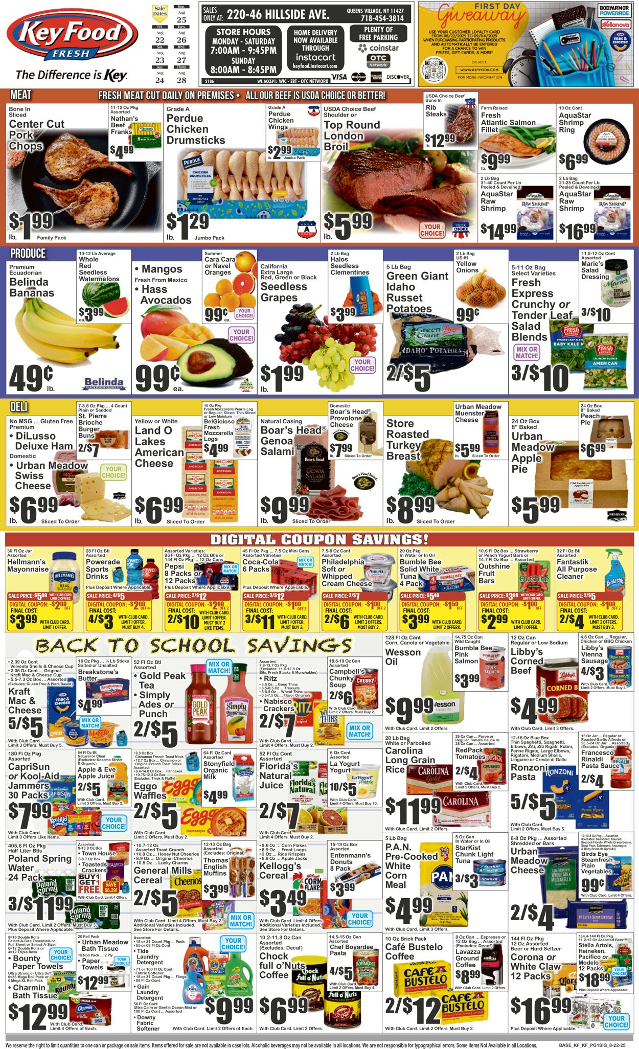 Catalogue Key Food from 08/22/2025