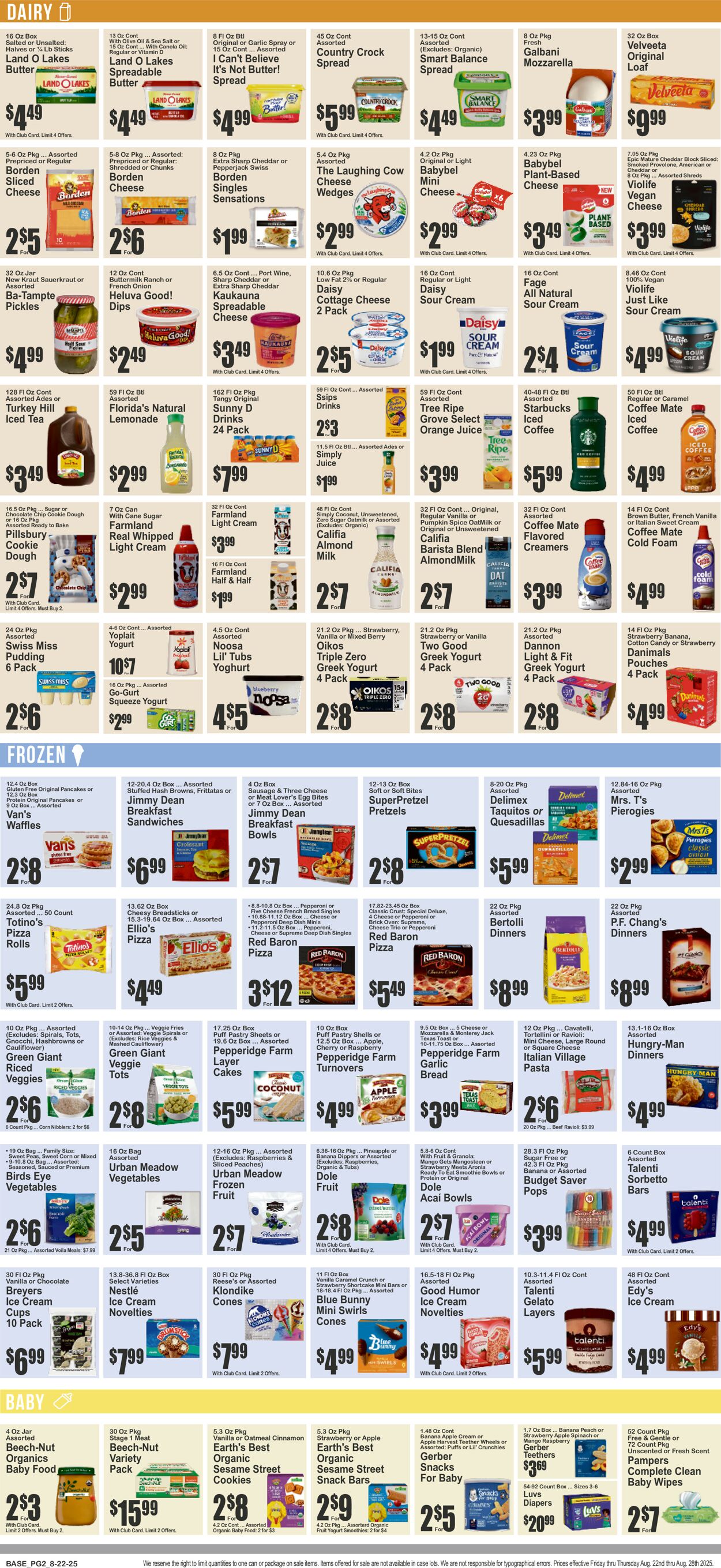Catalogue Key Food from 08/22/2025