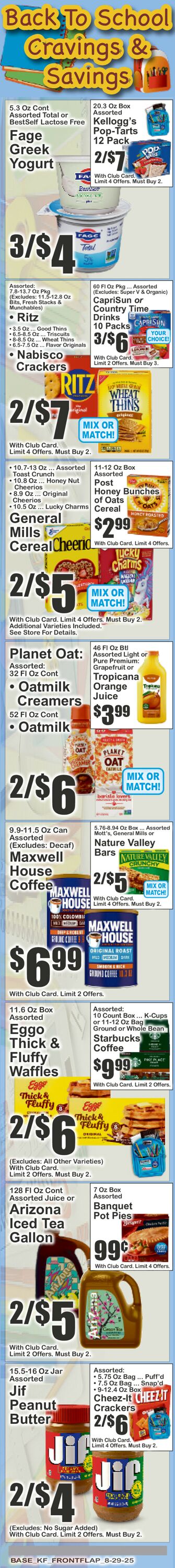Catalogue Key Food from 08/29/2025
