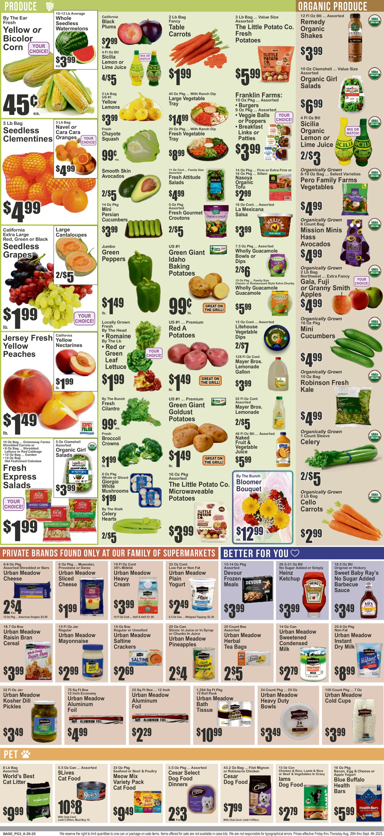 Catalogue Key Food from 08/29/2025