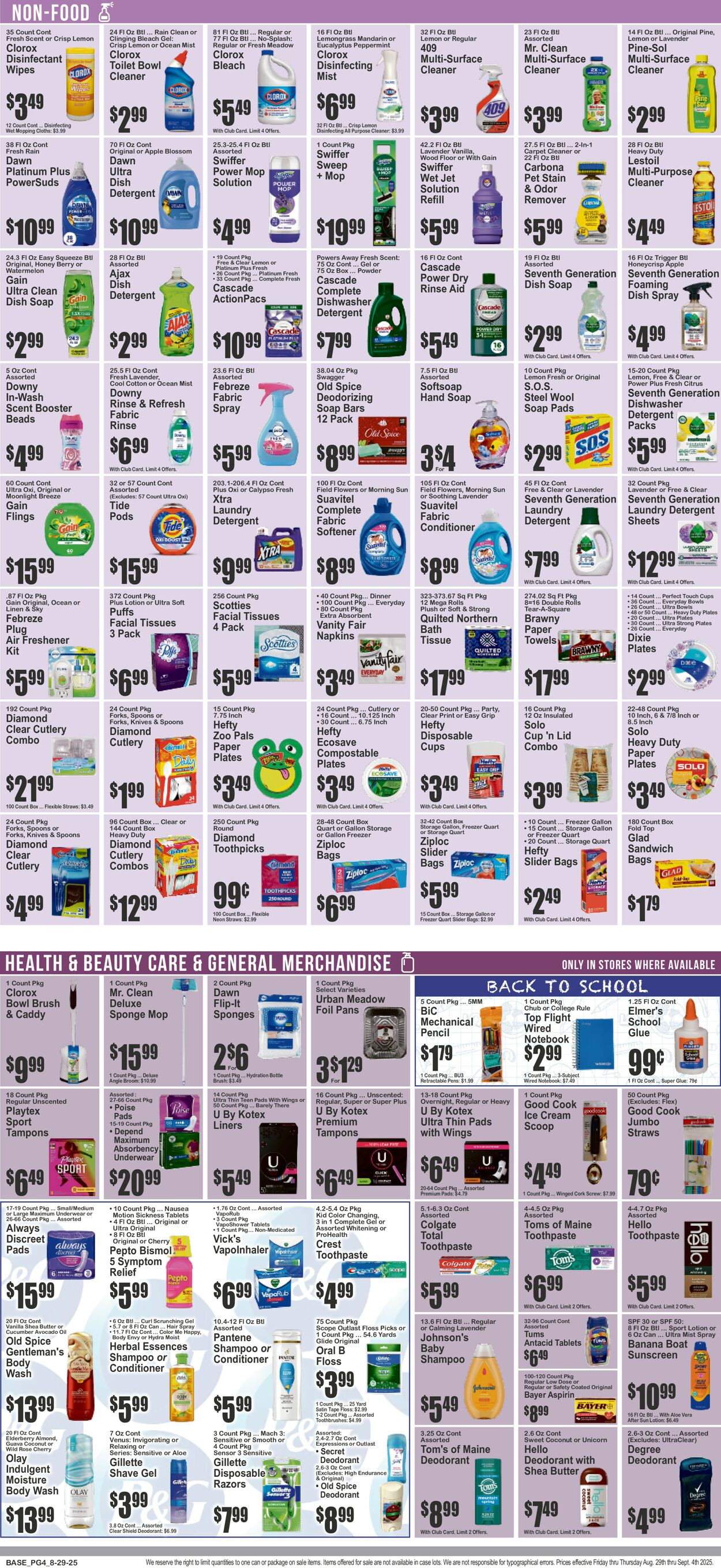 Catalogue Key Food from 08/29/2025