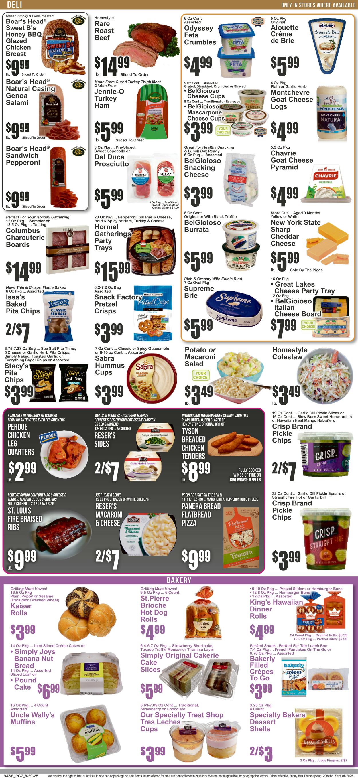 Catalogue Key Food from 08/29/2025