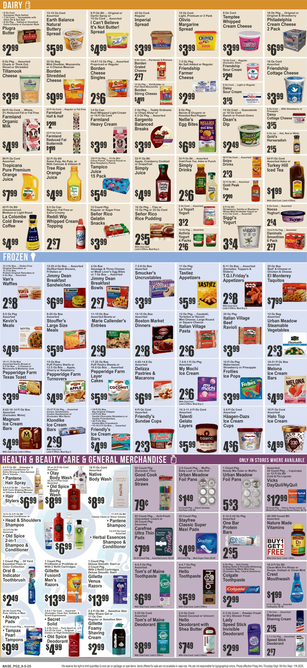 Catalogue Key Food from 09/05/2025
