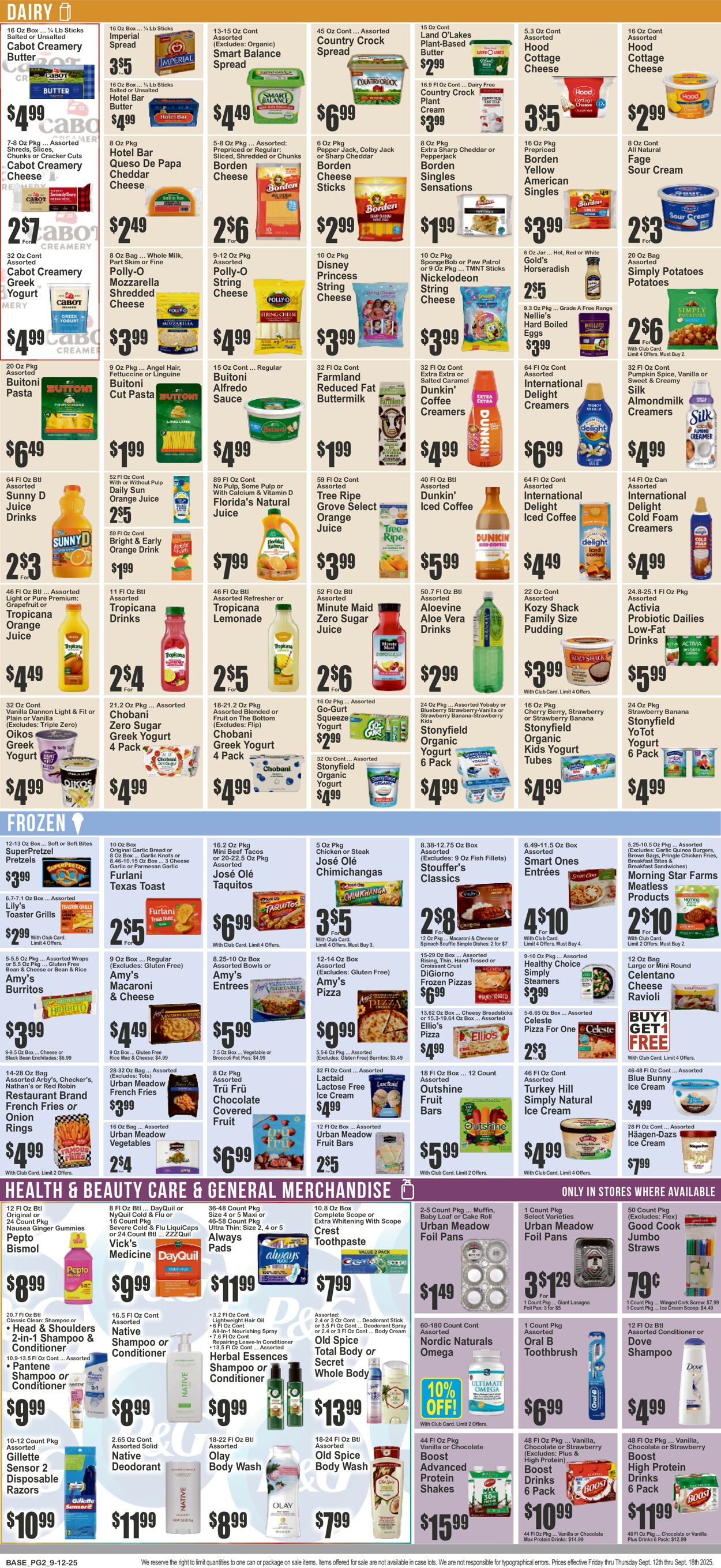 Catalogue Key Food from 09/12/2025