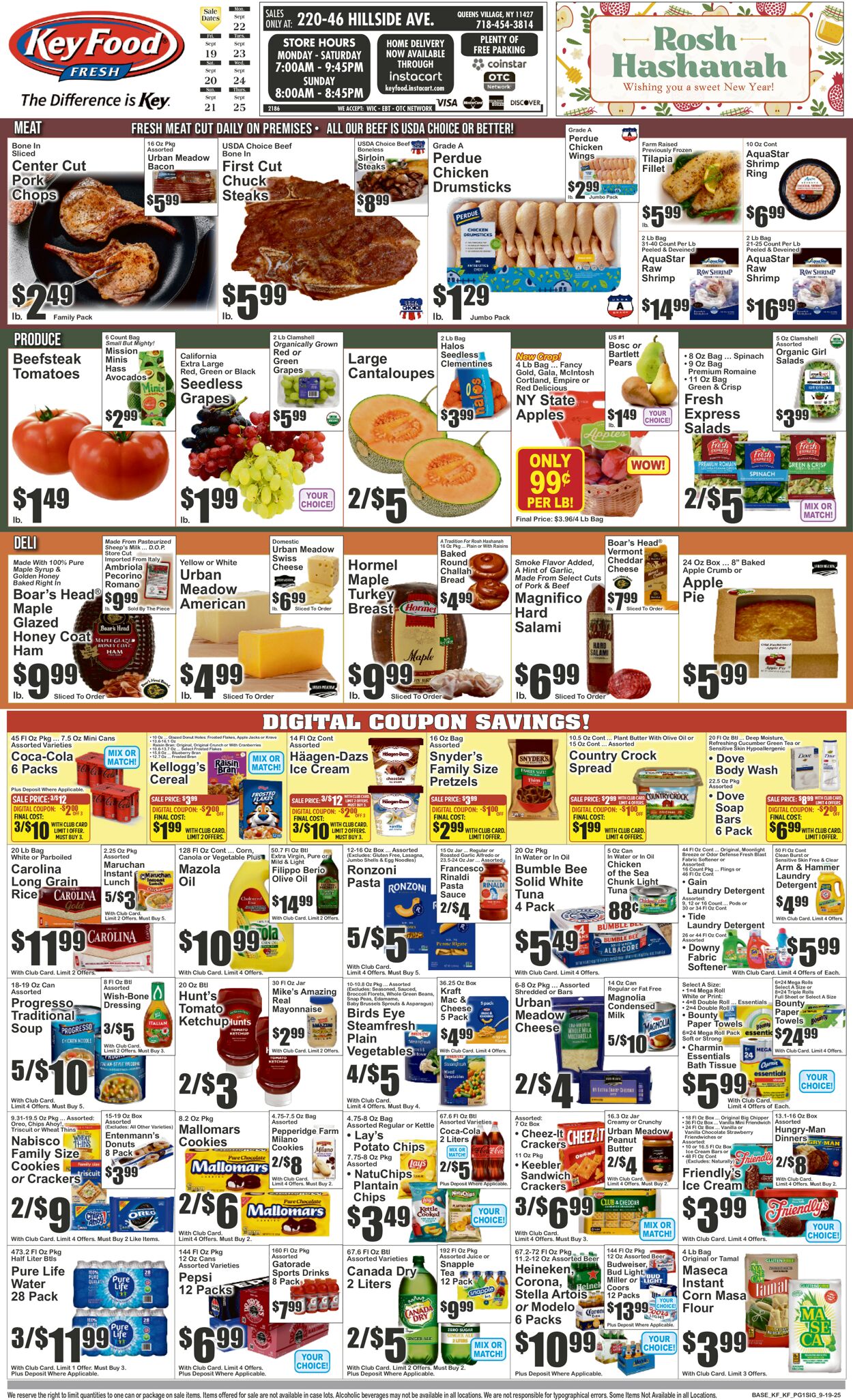 Catalogue Key Food from 09/19/2025