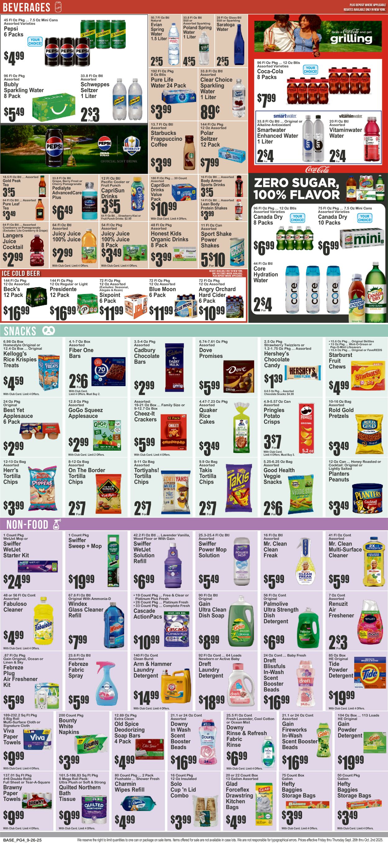 Catalogue Key Food from 09/26/2025