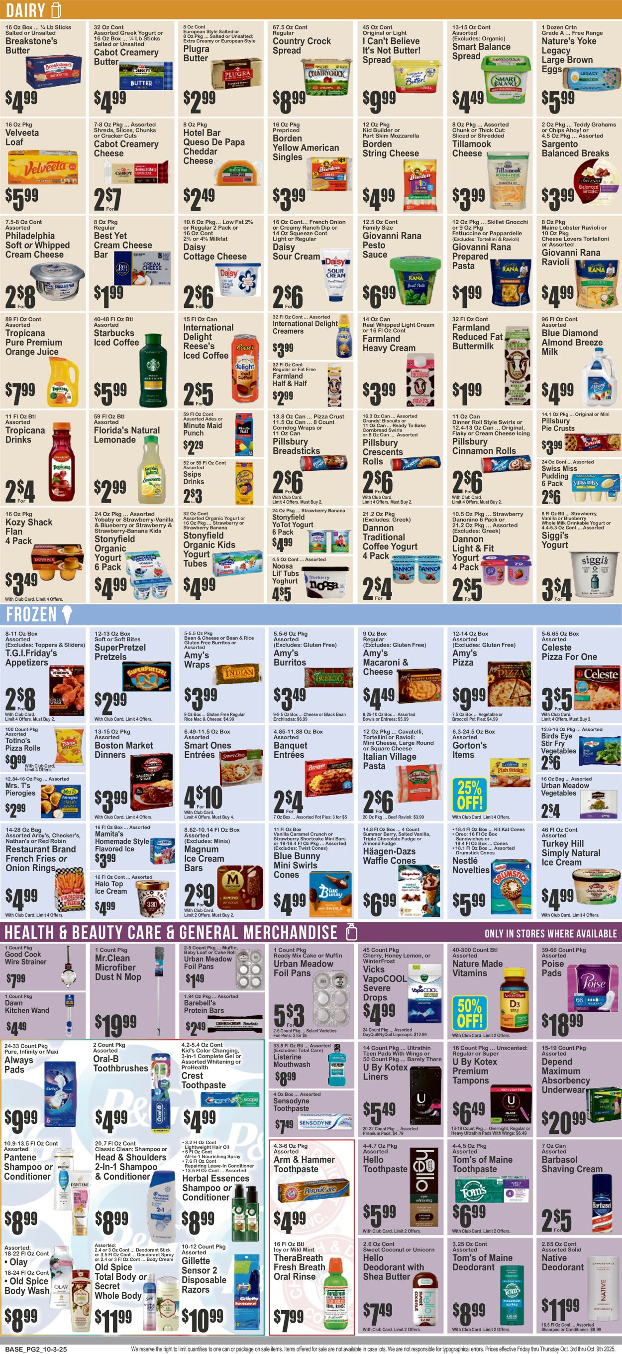 Catalogue Key Food from 10/03/2025