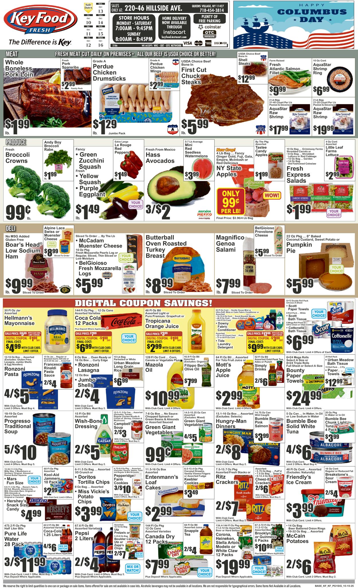 Catalogue Key Food from 10/10/2025